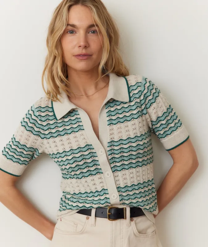 Piper Knit Resort Shirt sold by Marine Layer