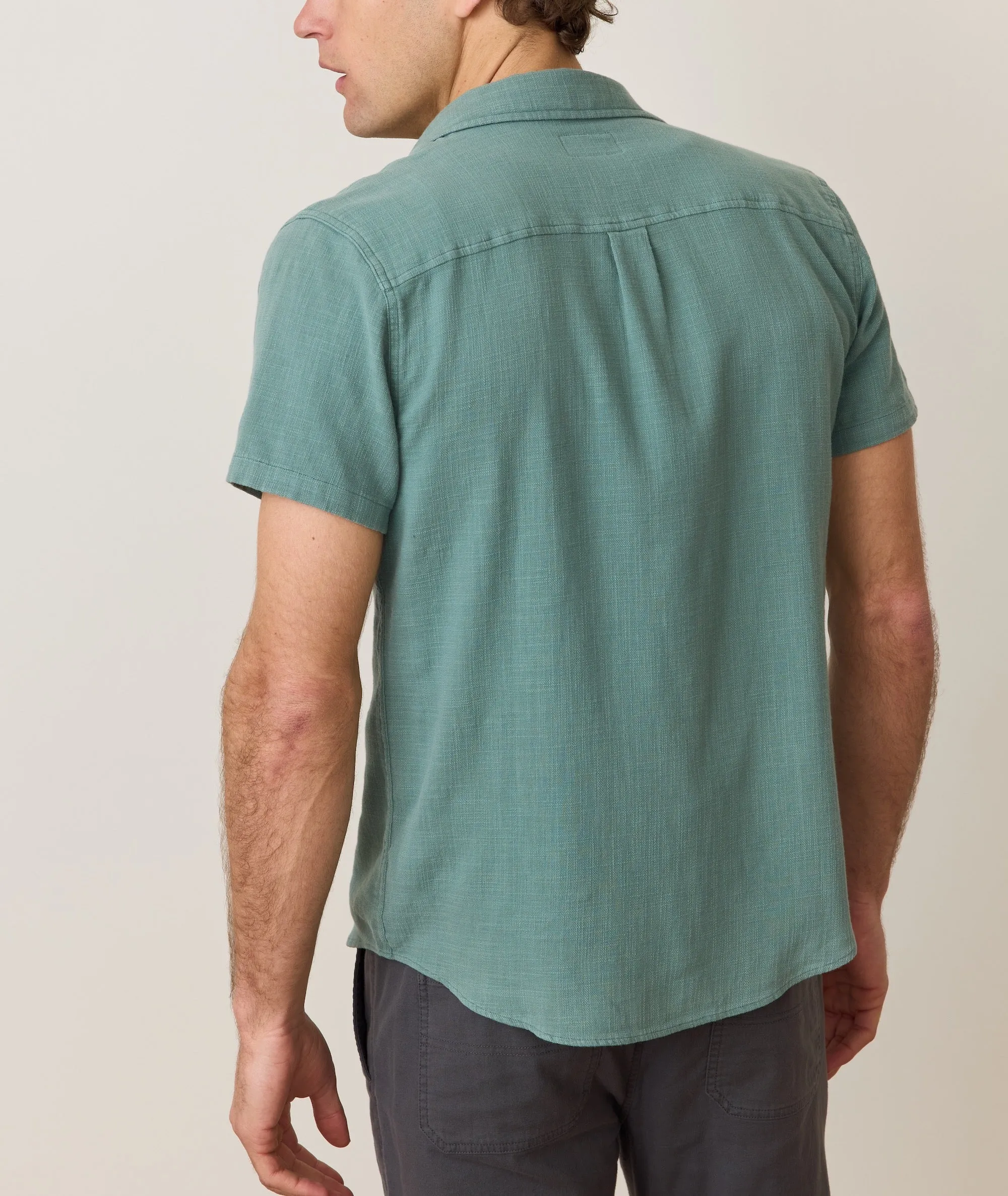 Stretch Selvage Short Sleeve Shirt sold by Marine Layer product image thumbnail 3