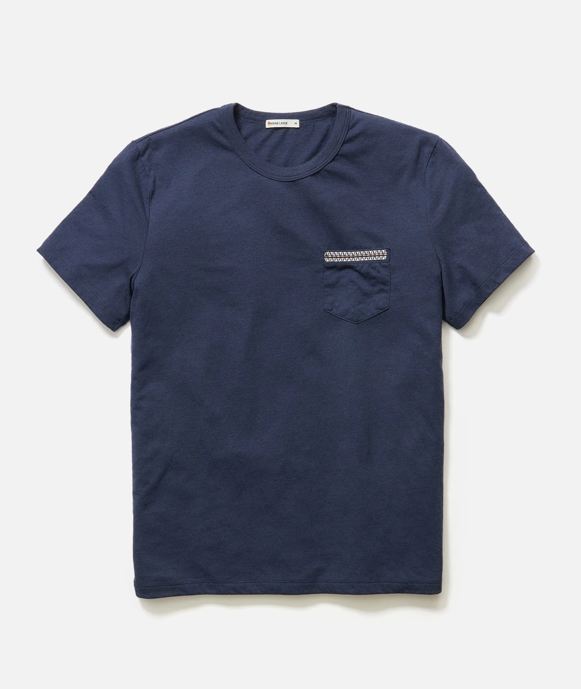 Signature Printed Pocket Tee sold by Marine Layer