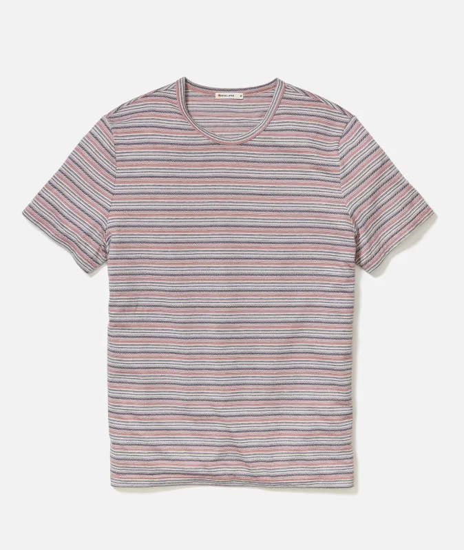 Signature Jacquard Crew Tee made by Marine Layer