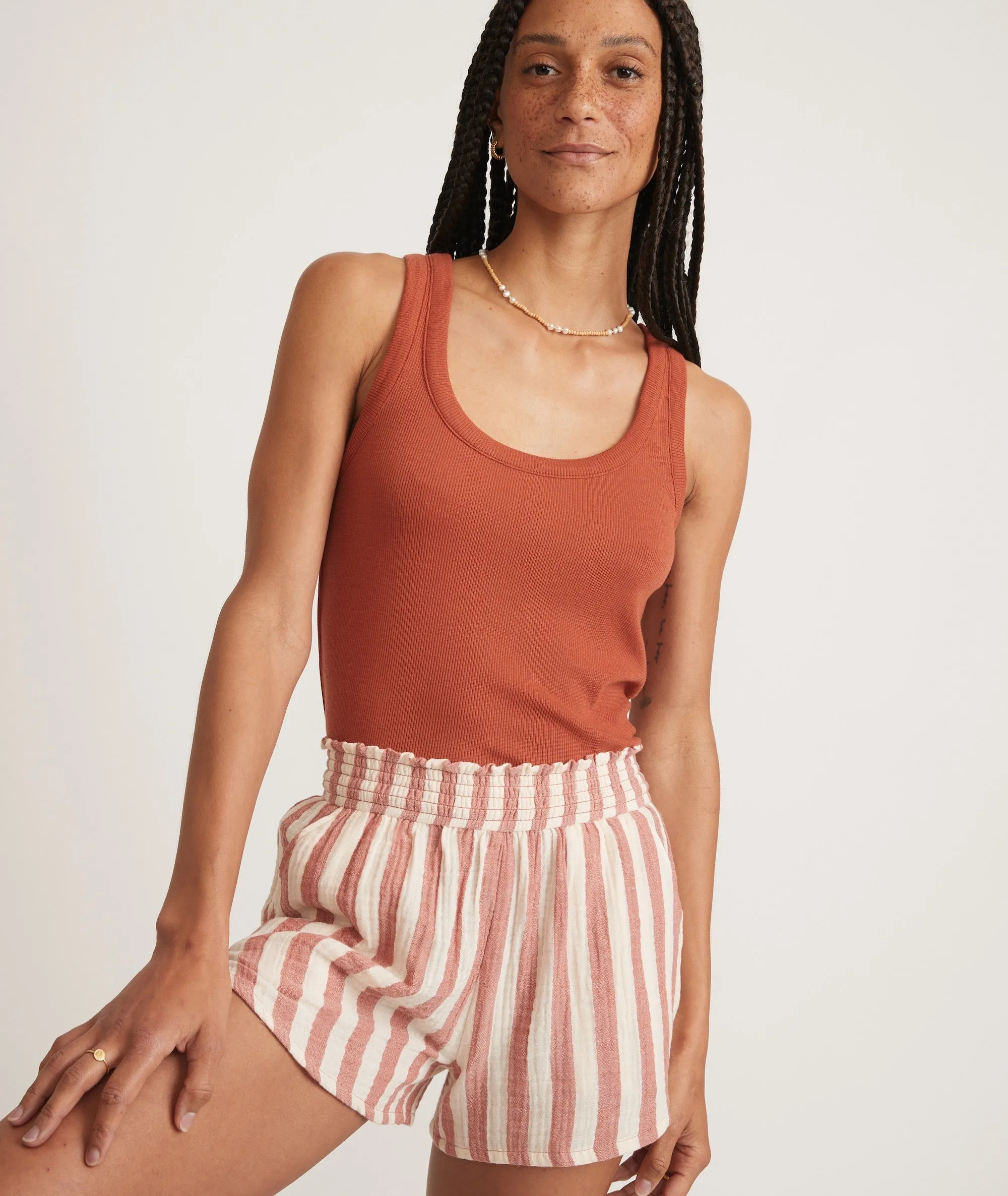 Lexi Rib Tank sold by Marine Layer product image thumbnail 3