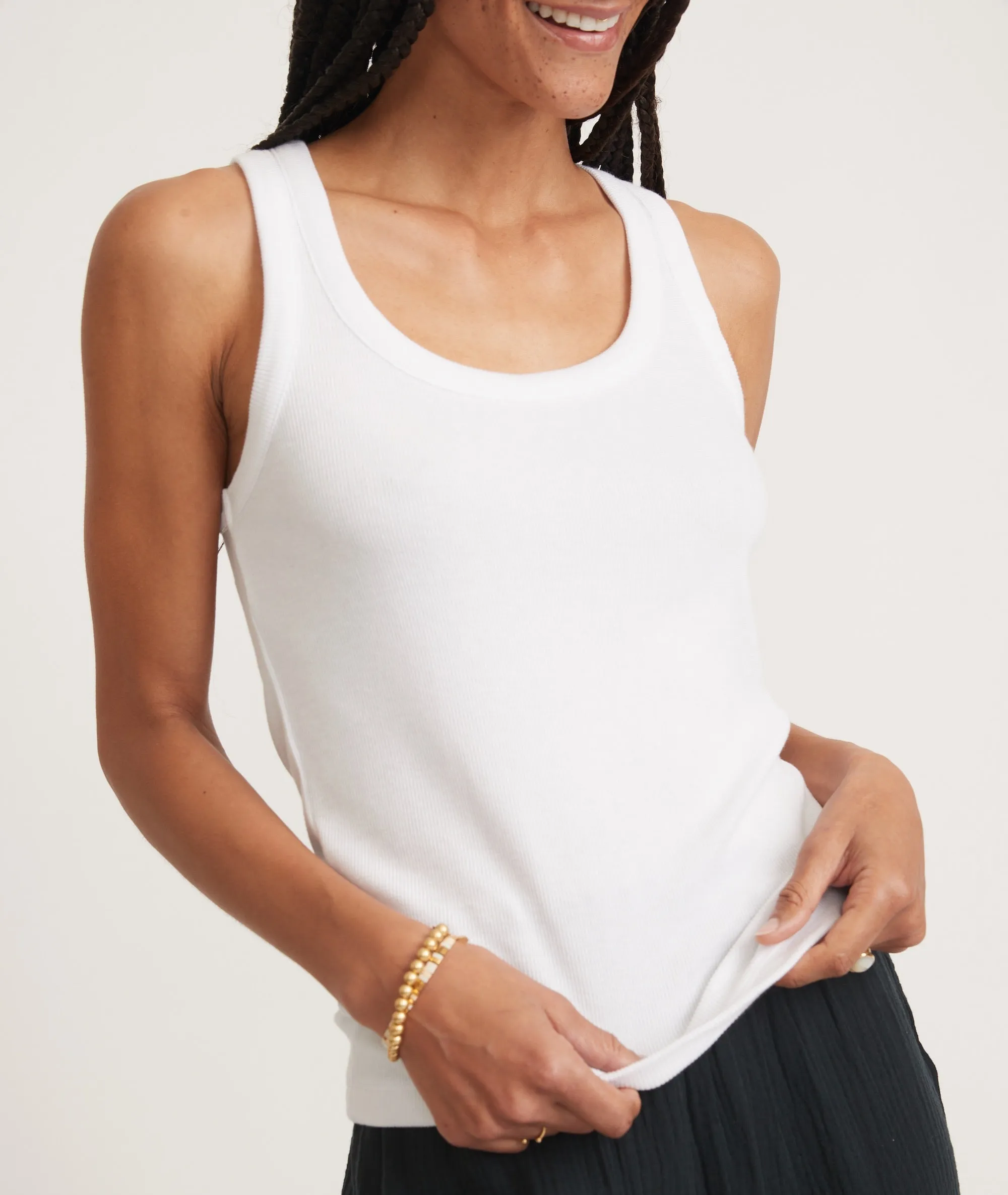 Lexi Rib Tank sold by Marine Layer product image thumbnail 2