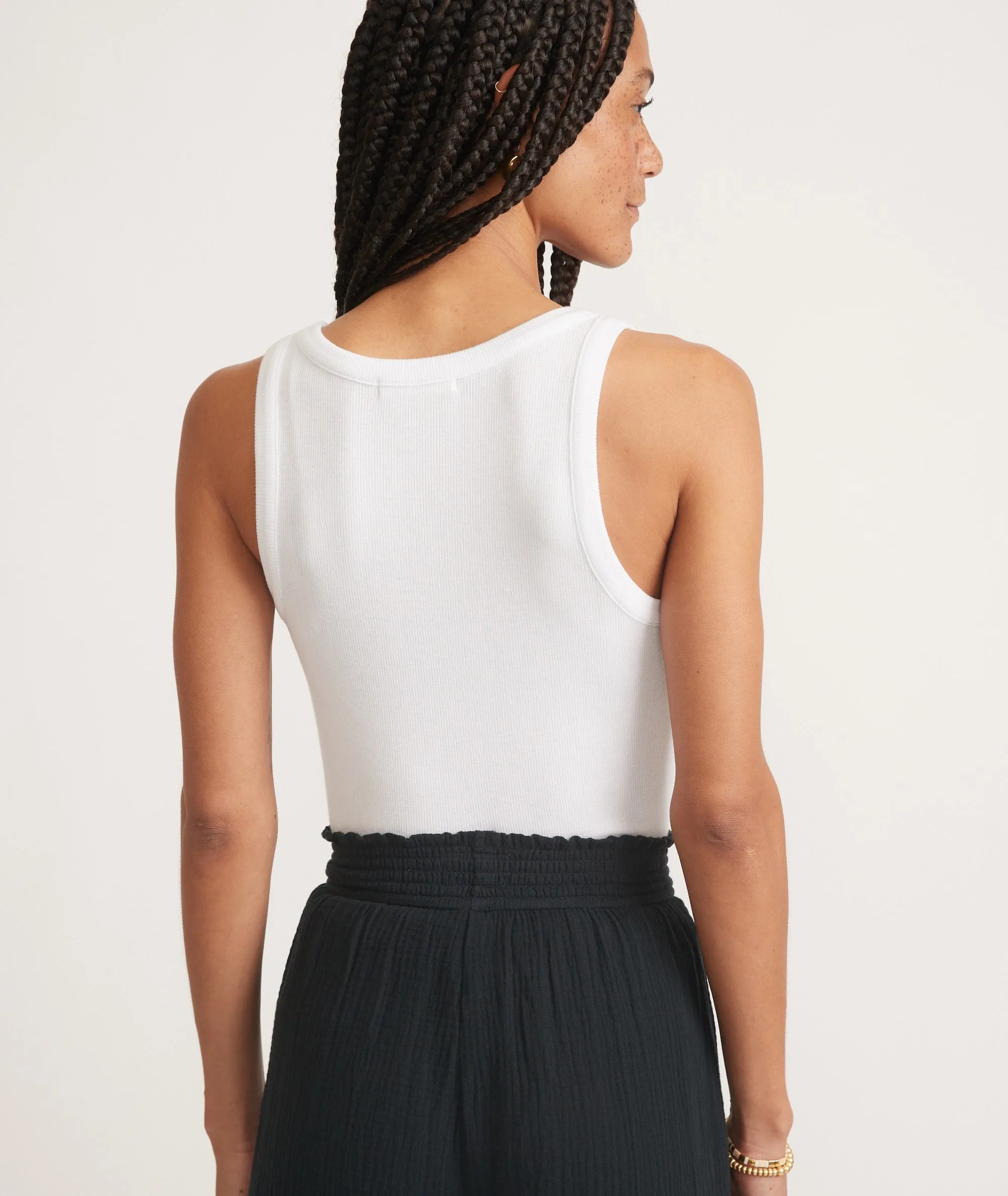 Lexi Rib Tank sold by Marine Layer product image thumbnail 4