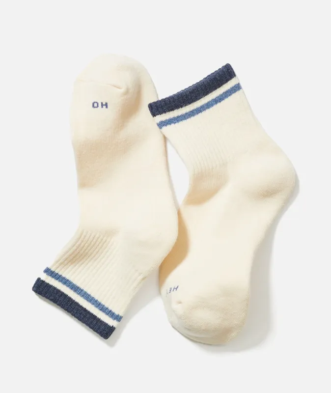 Quarter Gym Sock sold by Marine Layer