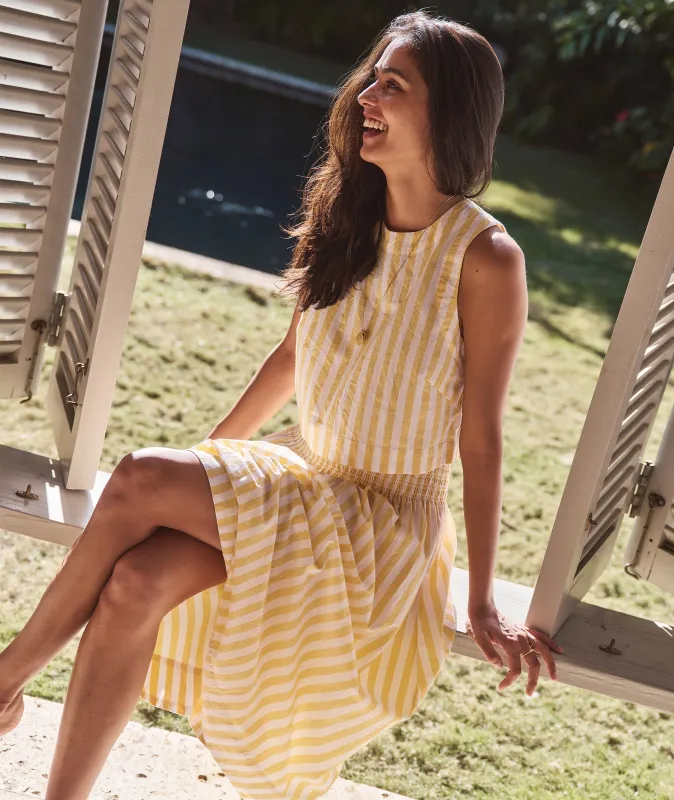 Quinn Poplin Tank sold by Marine Layer