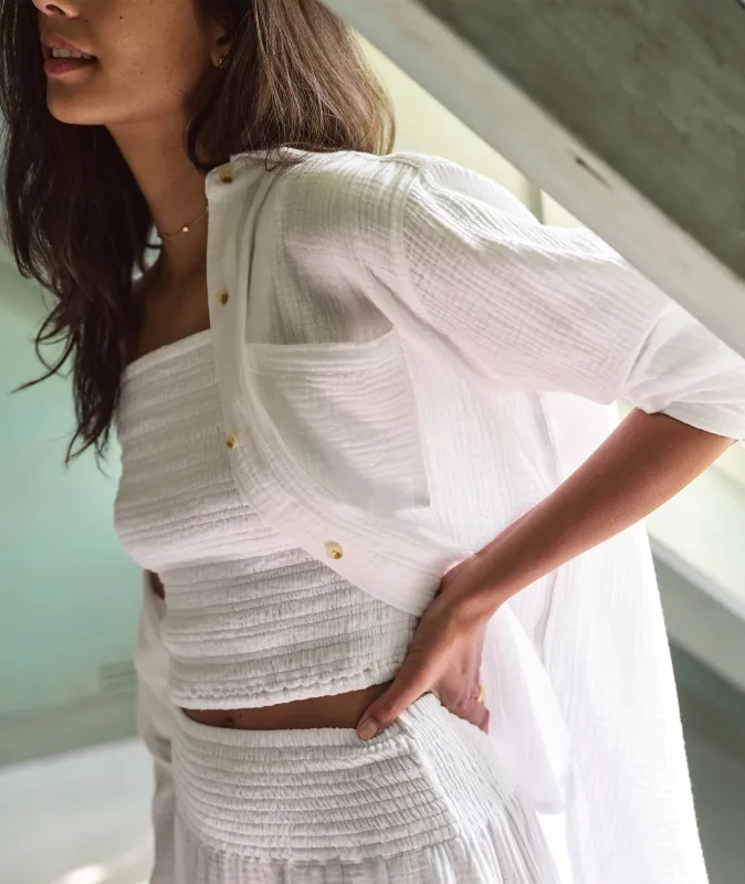 Lila Double Cloth Tank sold by Marine Layer