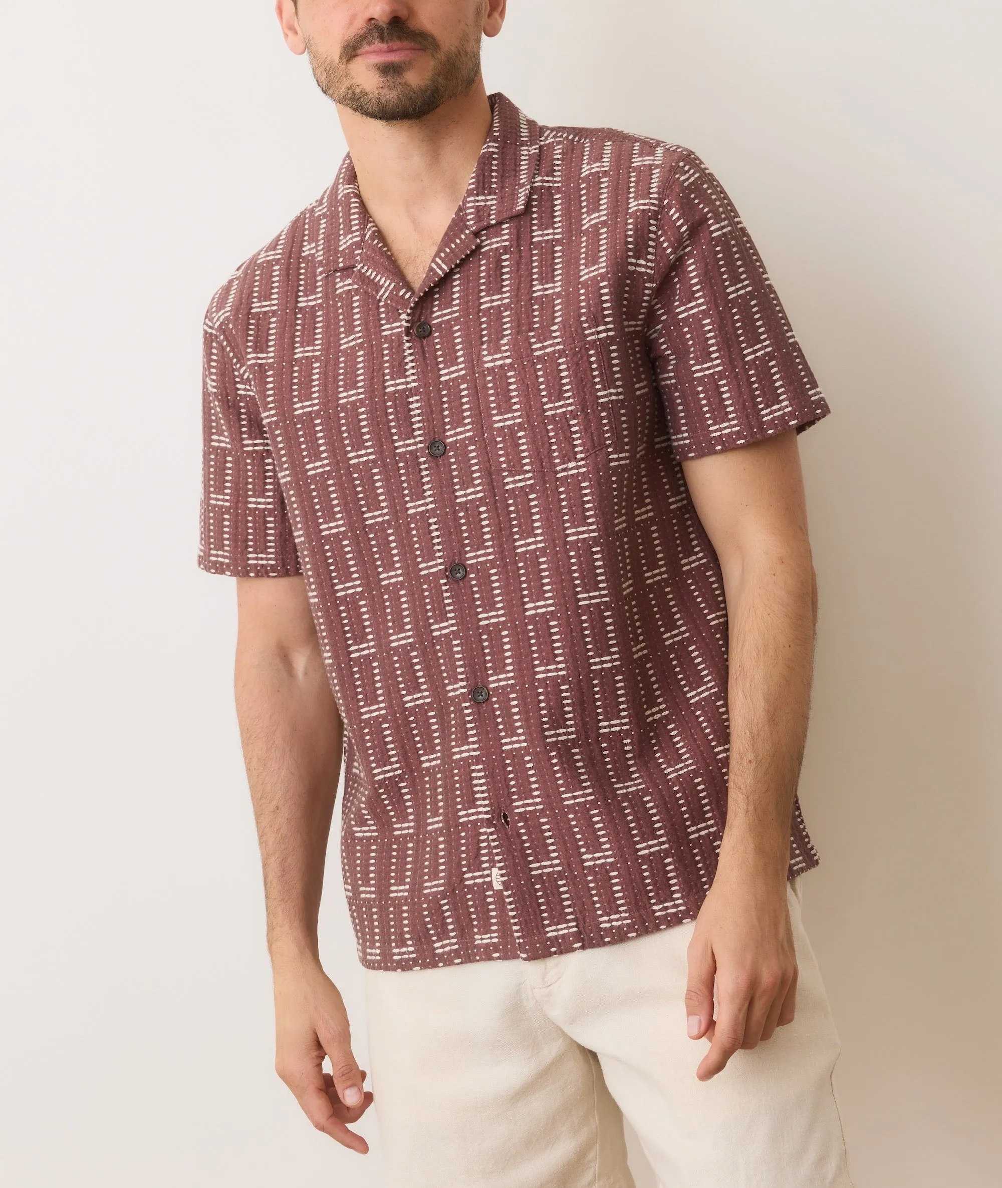 Dobby Resort Shirt sold by Marine Layer product image thumbnail 5