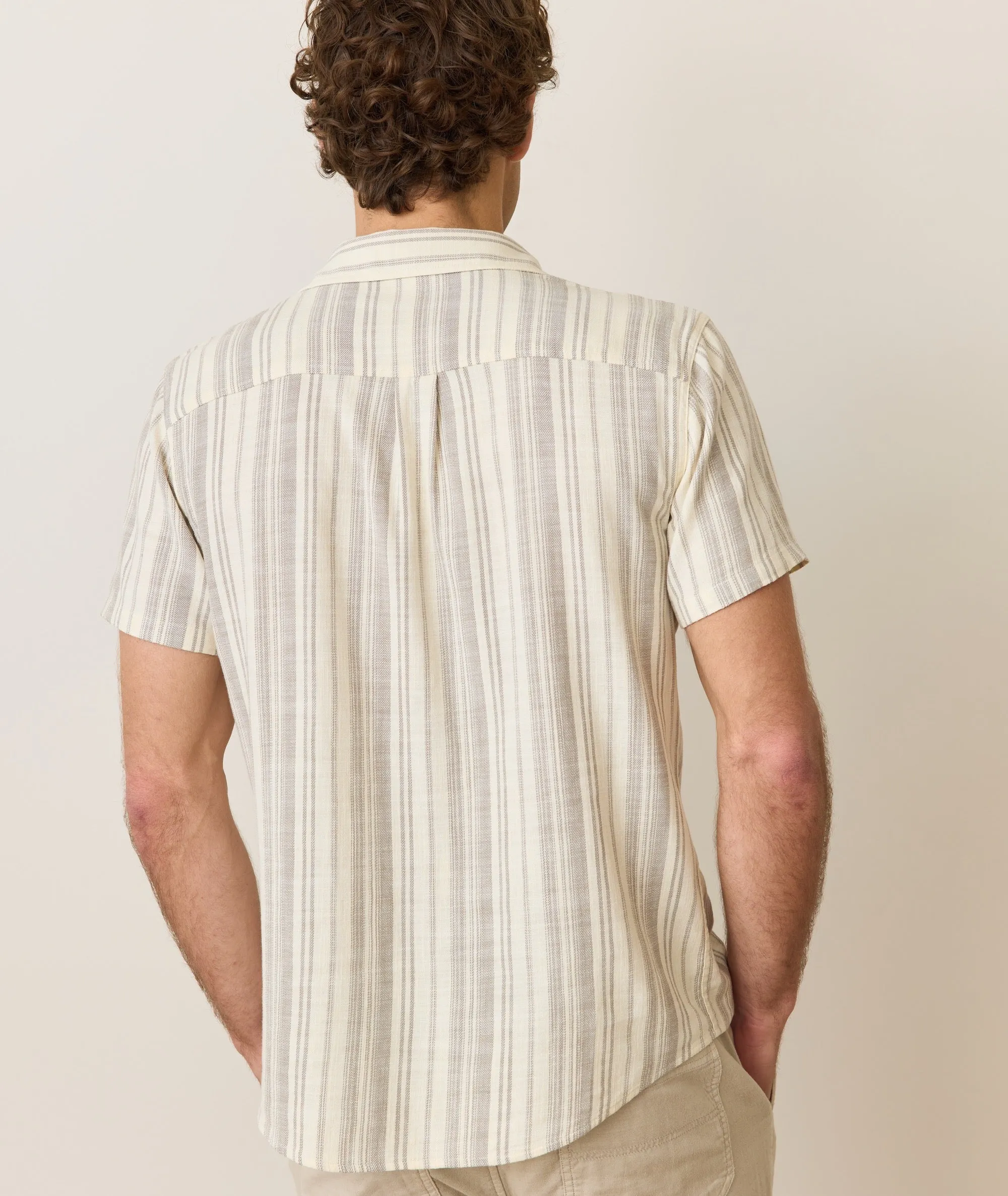 Stretch Selvage Short Sleeve Shirt sold by Marine Layer product image thumbnail 3