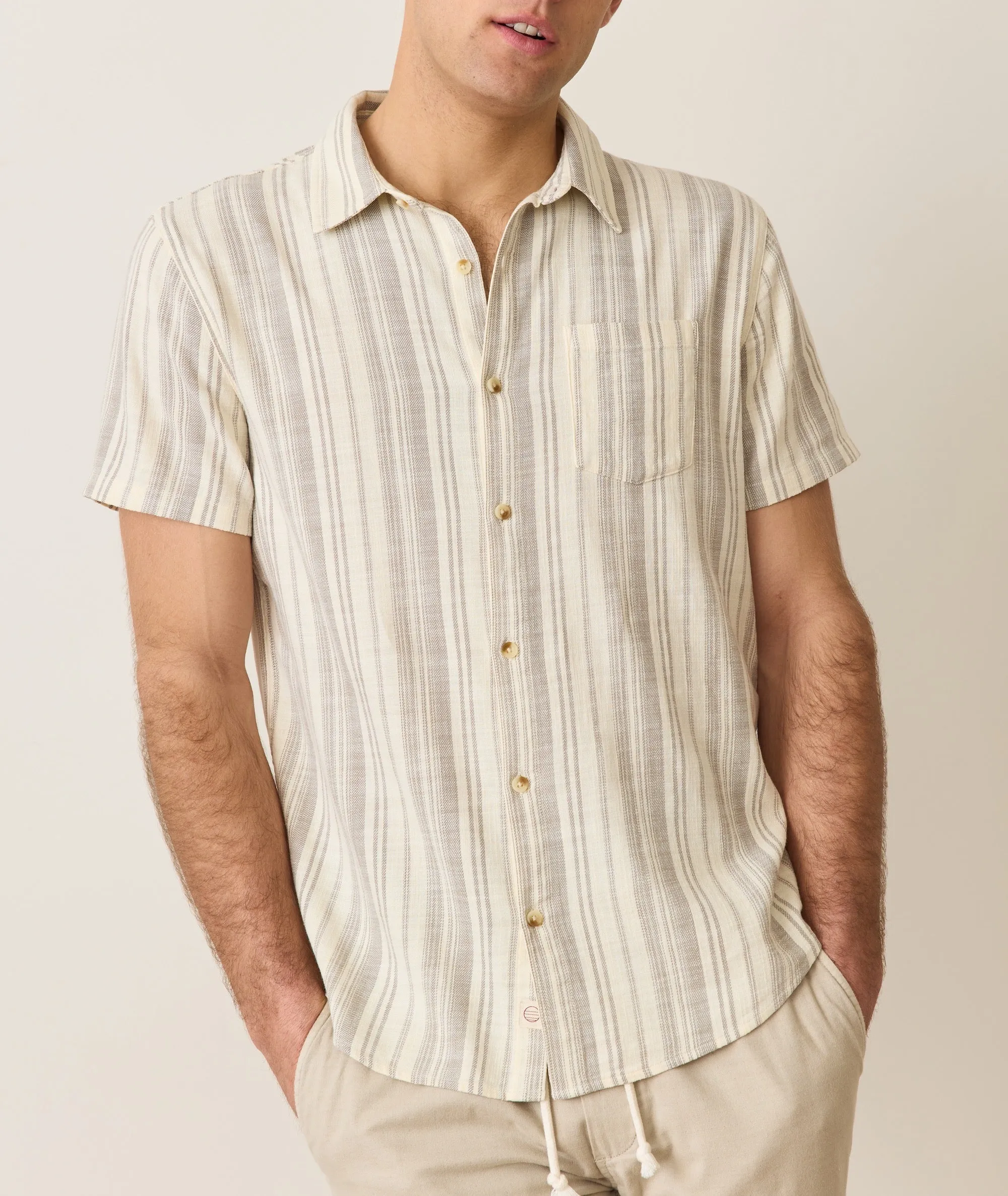Stretch Selvage Short Sleeve Shirt sold by Marine Layer product image thumbnail 2