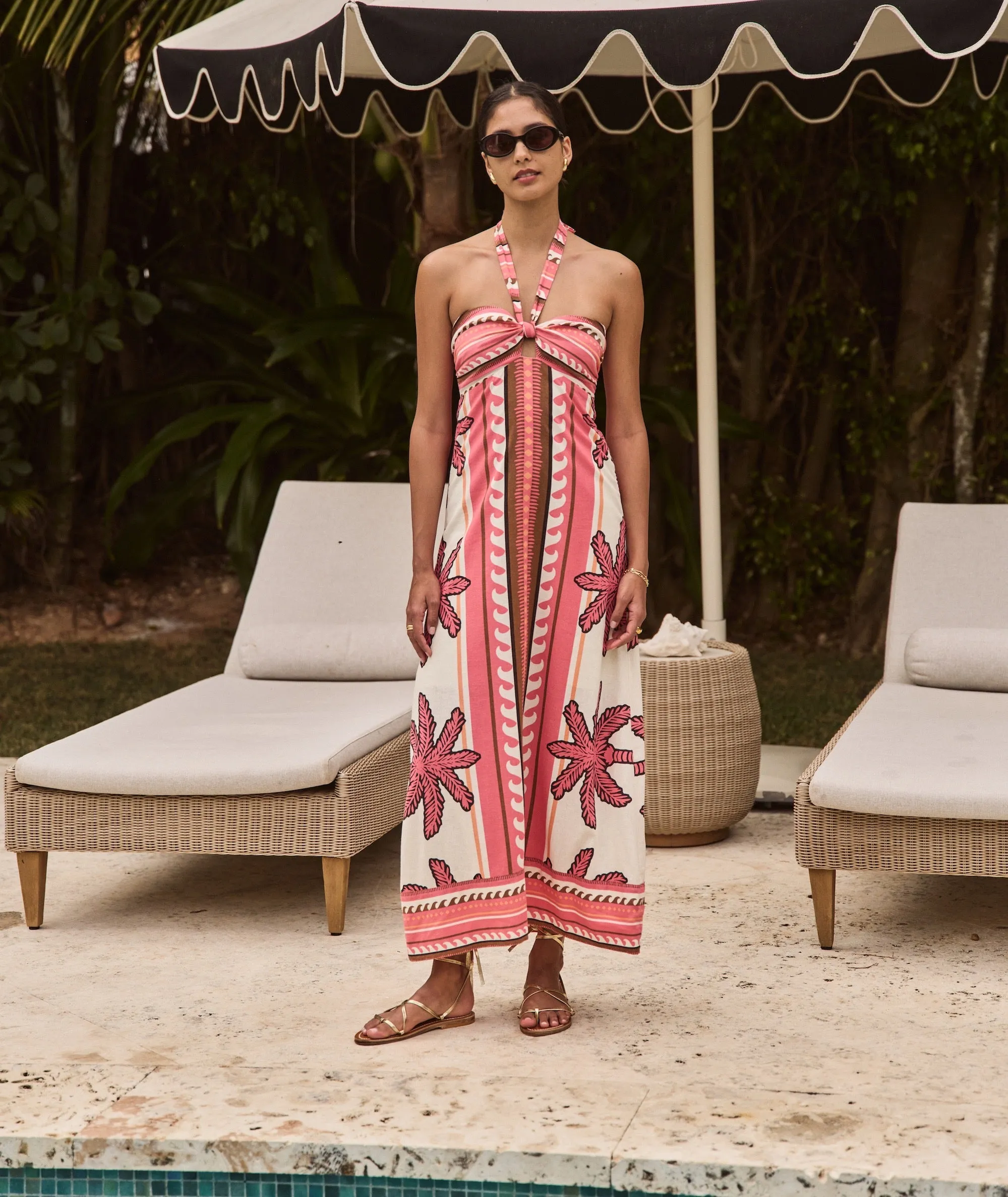 Canyon Halter Dress sold by Marine Layer