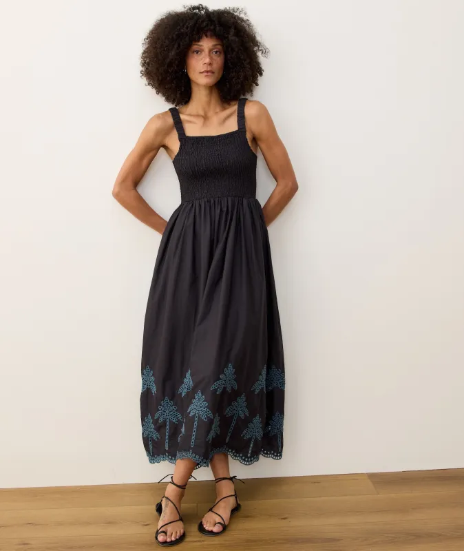 Selene Eyelet Maxi Dress sold by Marine Layer