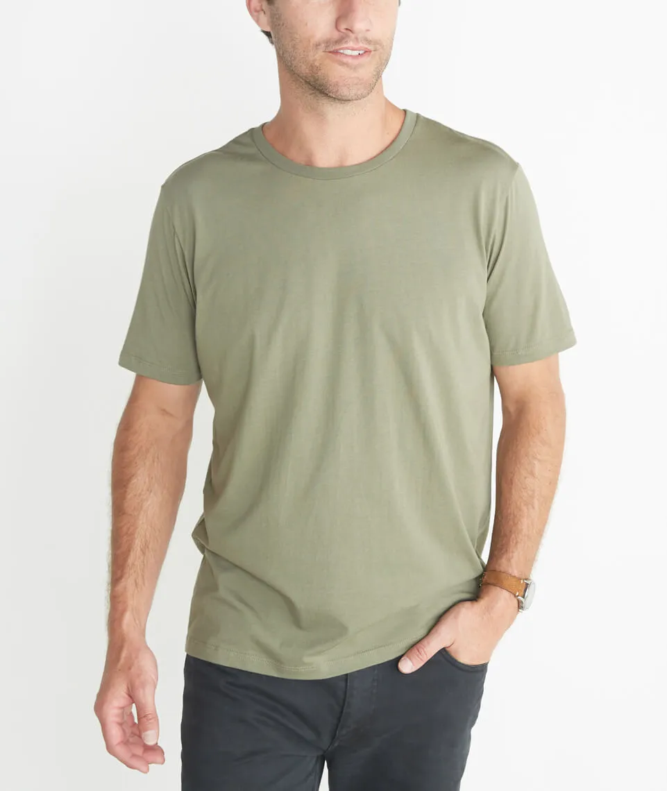 Signature Crewneck in Worn Olive sold by Marine Layer product image thumbnail 2