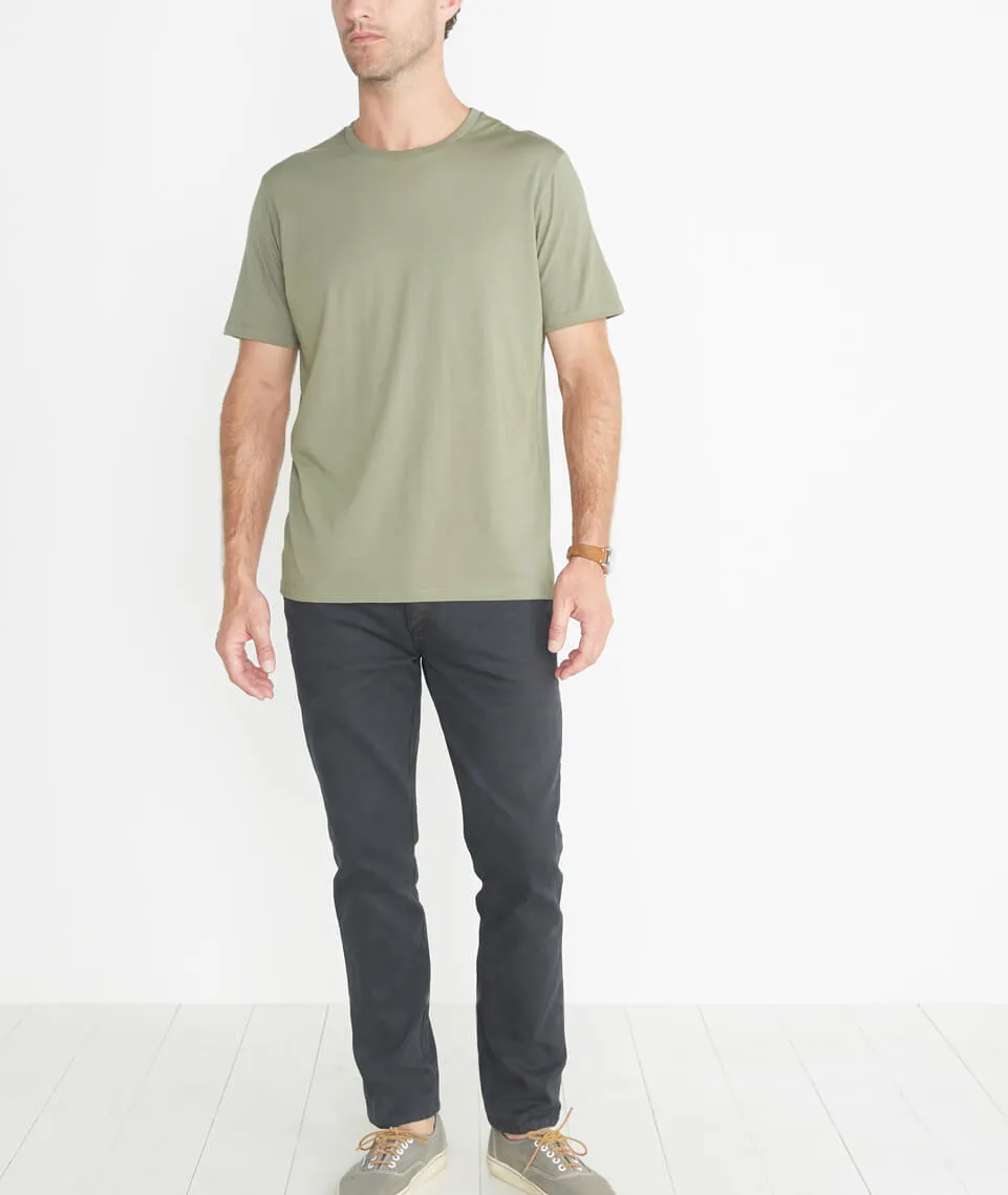 Signature Crewneck in Worn Olive sold by Marine Layer product image thumbnail 3