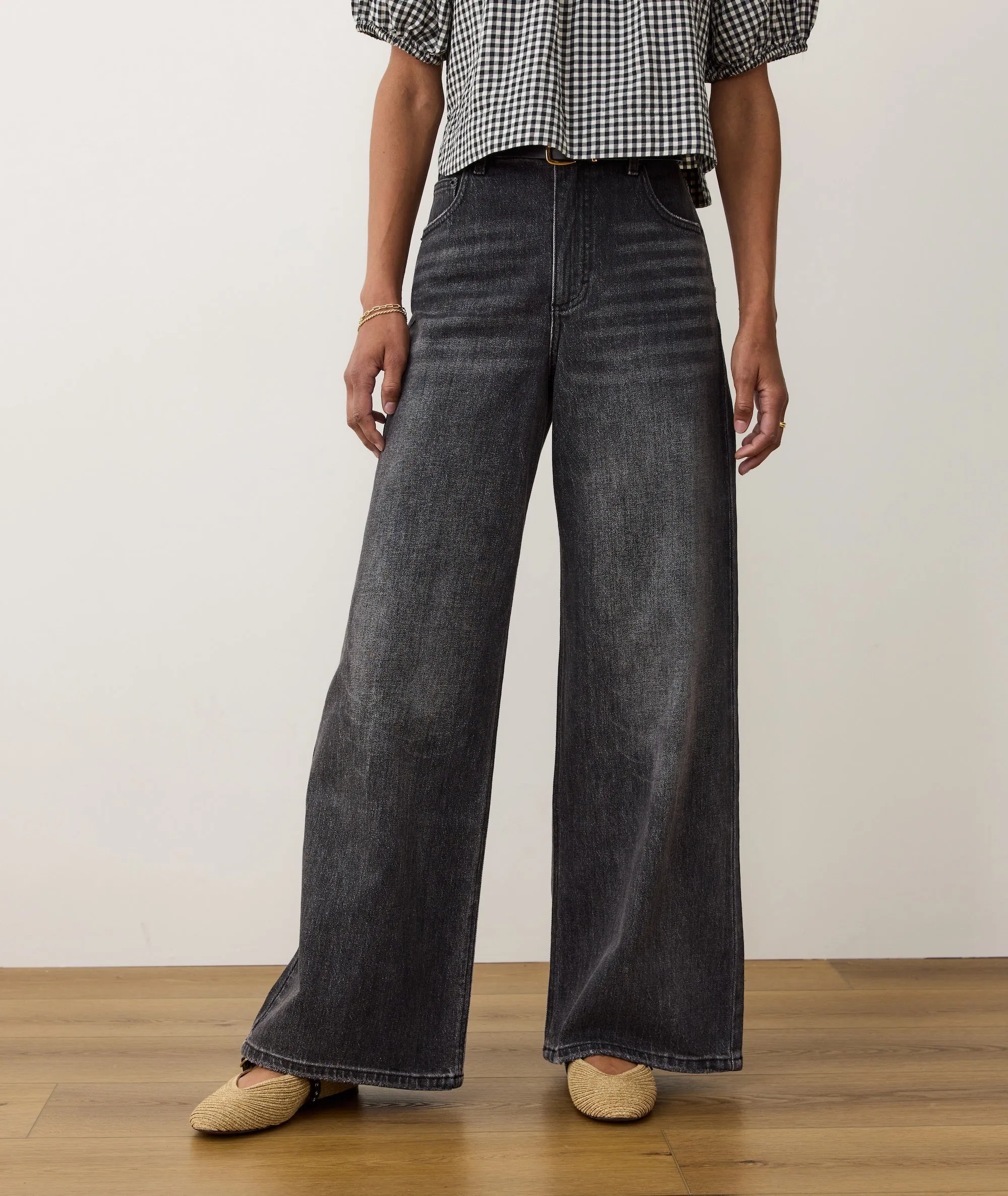 Charlie Denim Wide Leg Pant sold by Marine Layer product image thumbnail 2