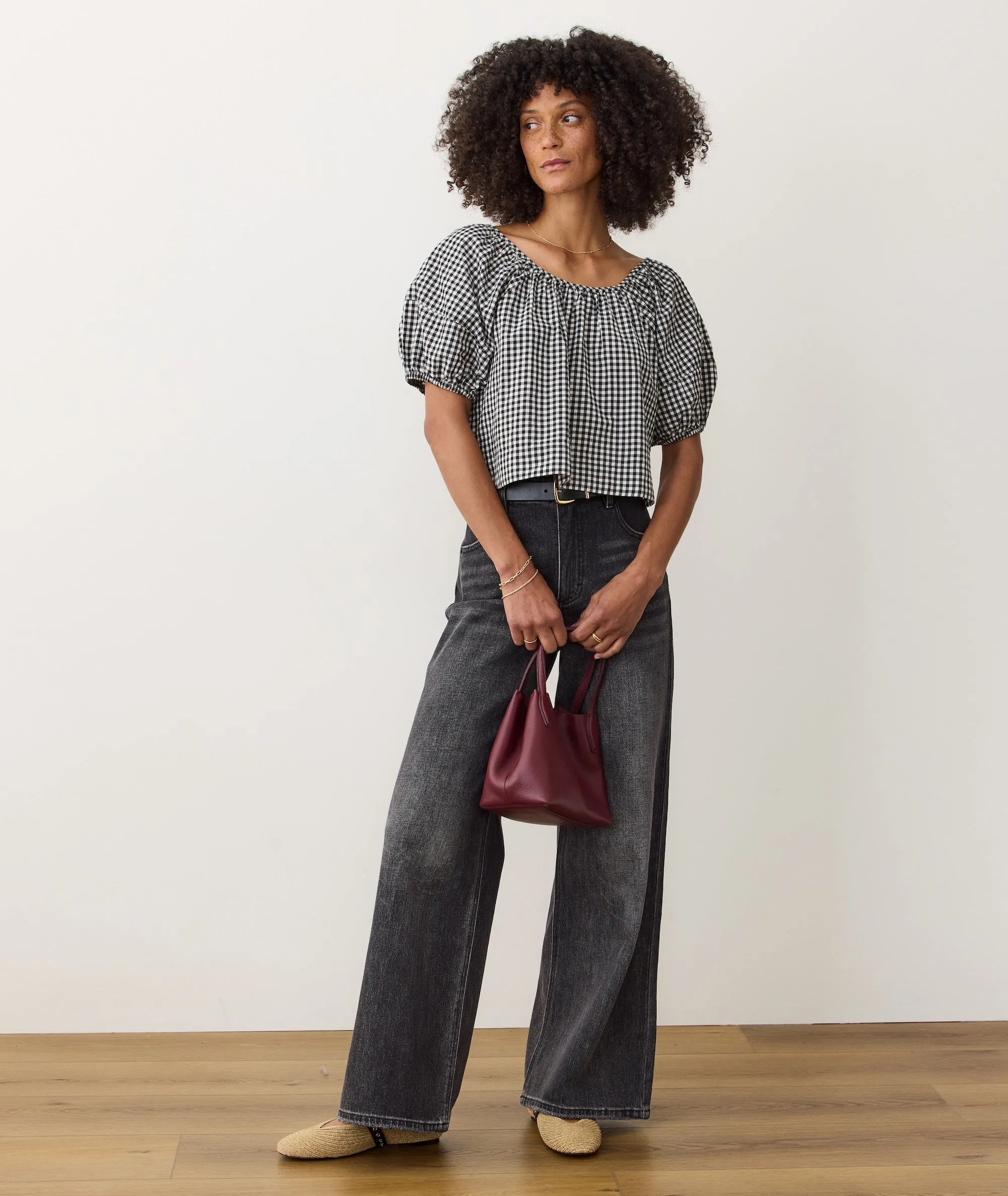 Charlie Denim Wide Leg Pant sold by Marine Layer