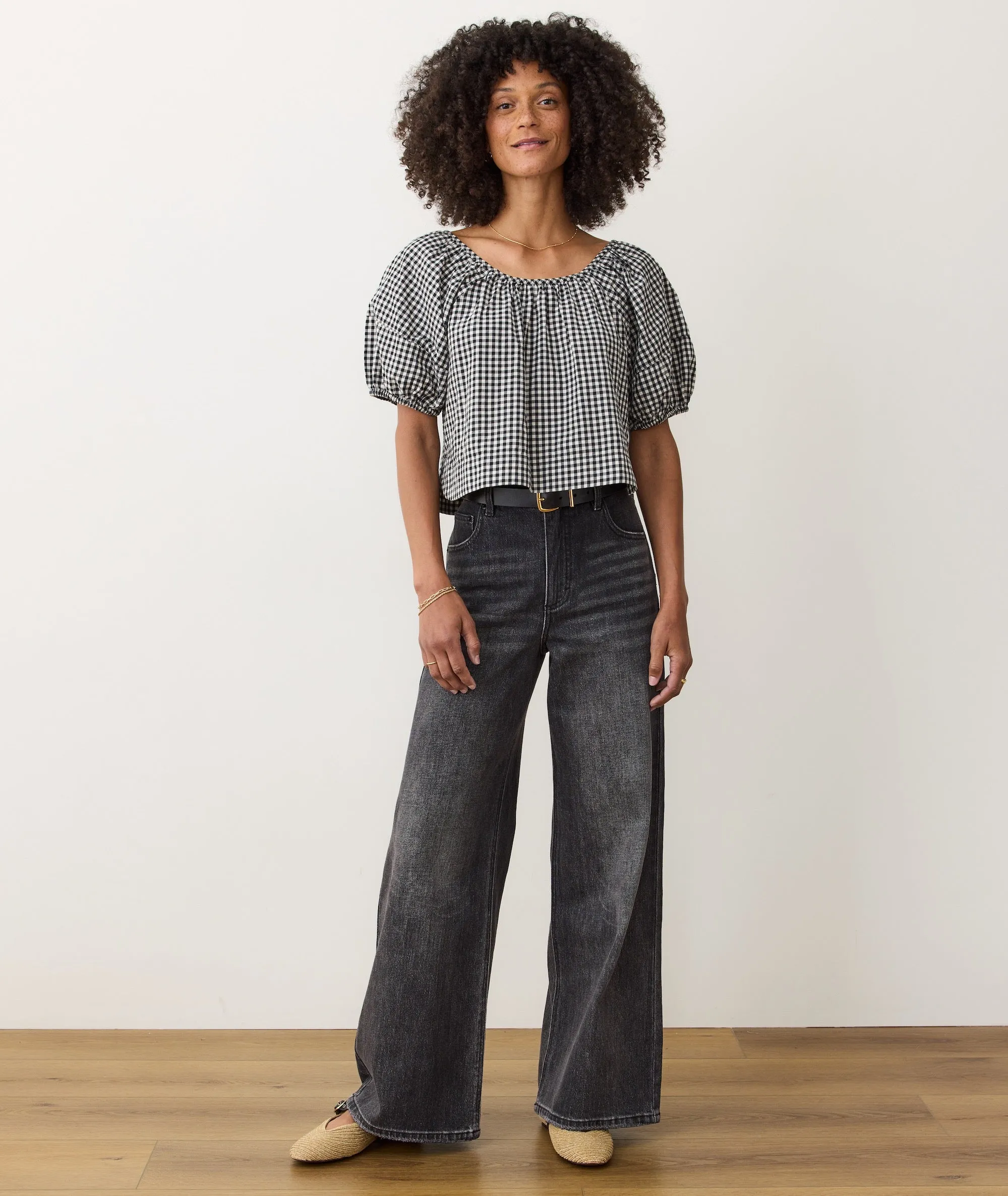 Charlie Denim Wide Leg Pant sold by Marine Layer product image thumbnail 5