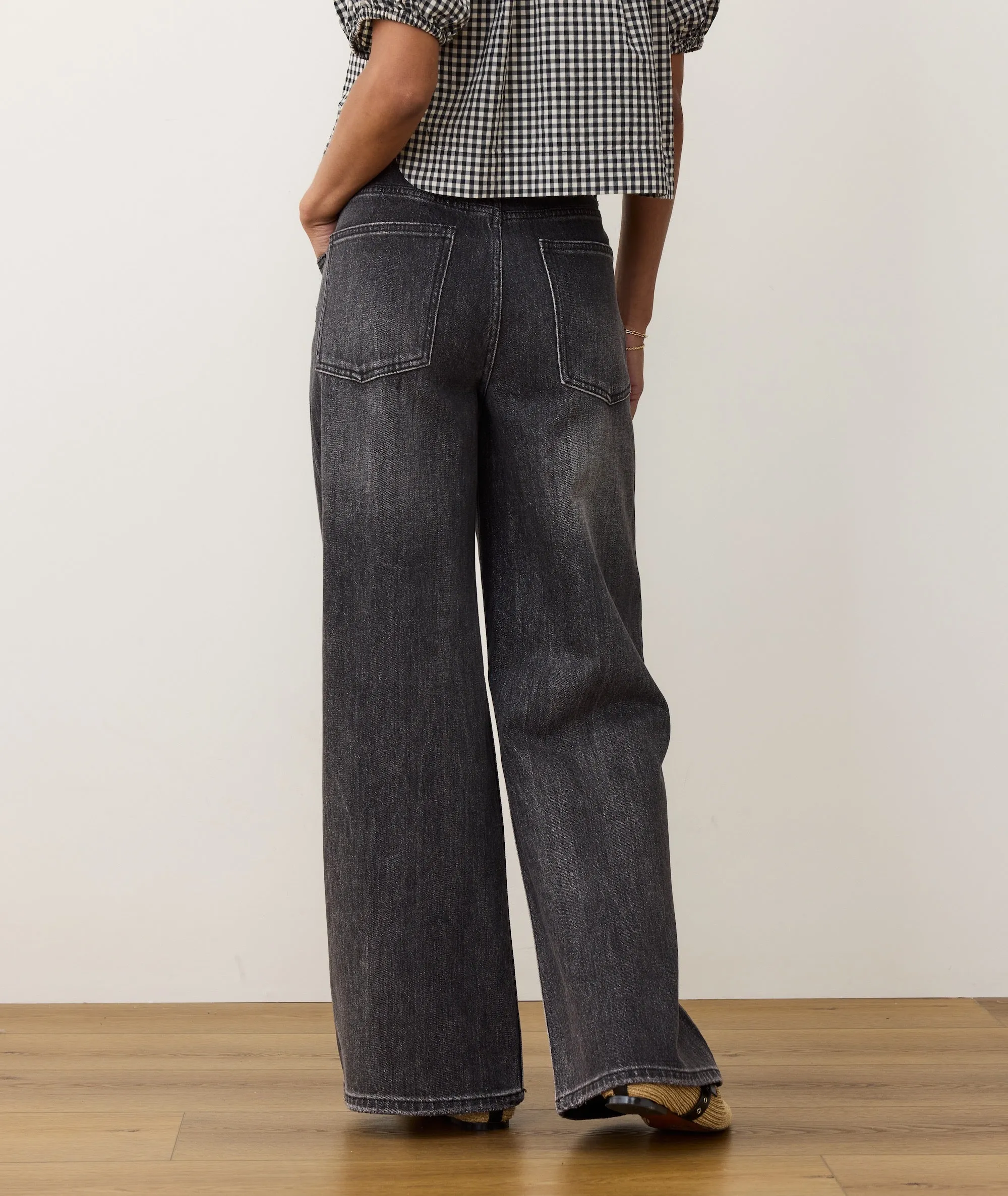 Charlie Denim Wide Leg Pant sold by Marine Layer product image thumbnail 3