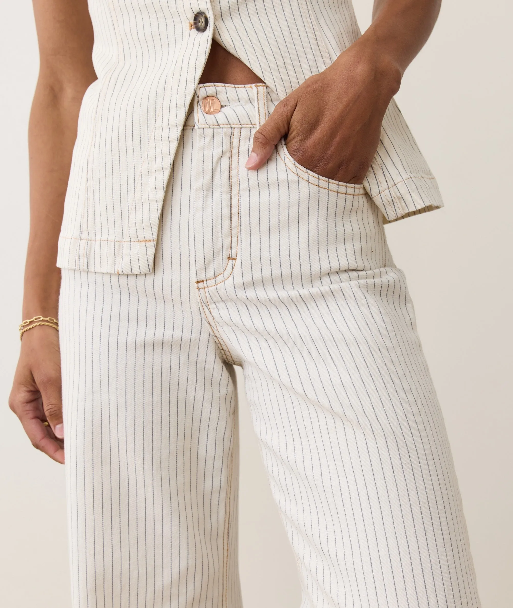 Charlie Wide Leg Pant sold by Marine Layer product image thumbnail 5