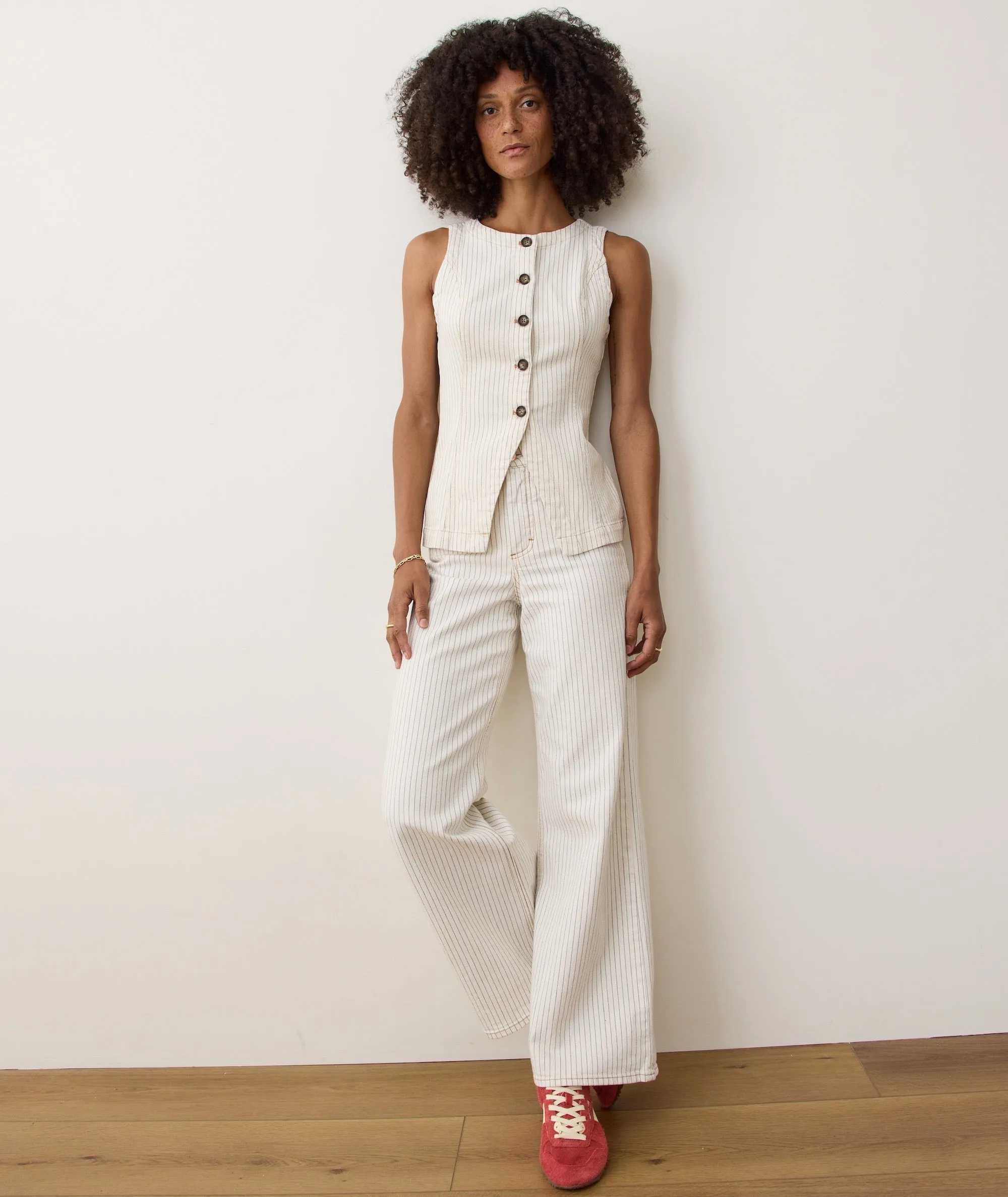 Charlie Wide Leg Pant sold by Marine Layer product image thumbnail 4