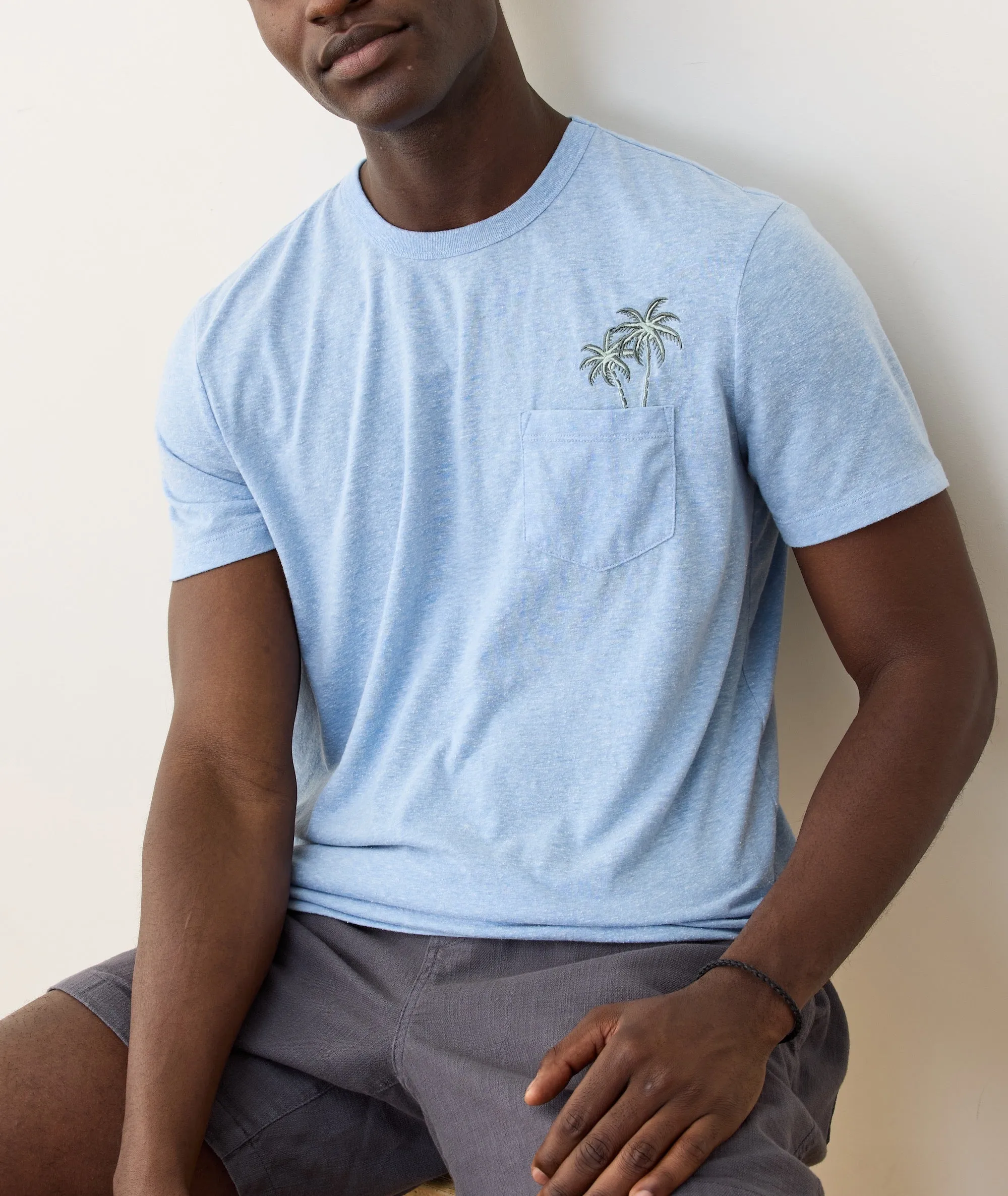Signature Embroidered Pocket Tee sold by Marine Layer product image thumbnail 2