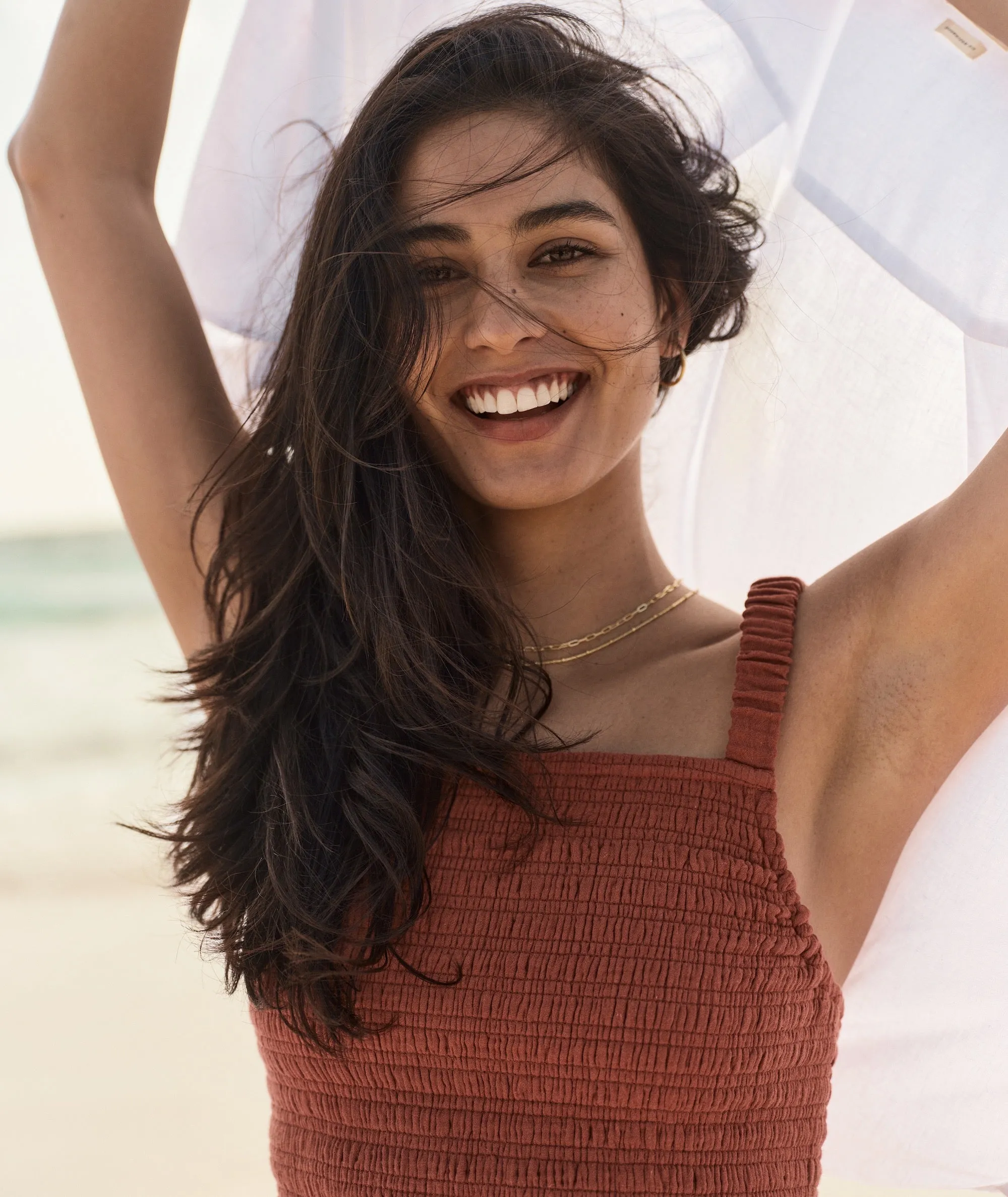 Lila Double Cloth Tank sold by Marine Layer