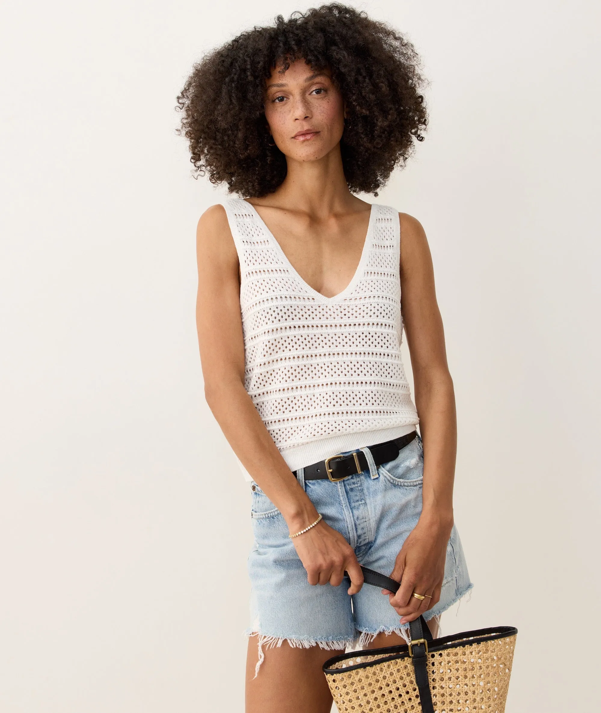 Stacy Sweater Tank sold by Marine Layer