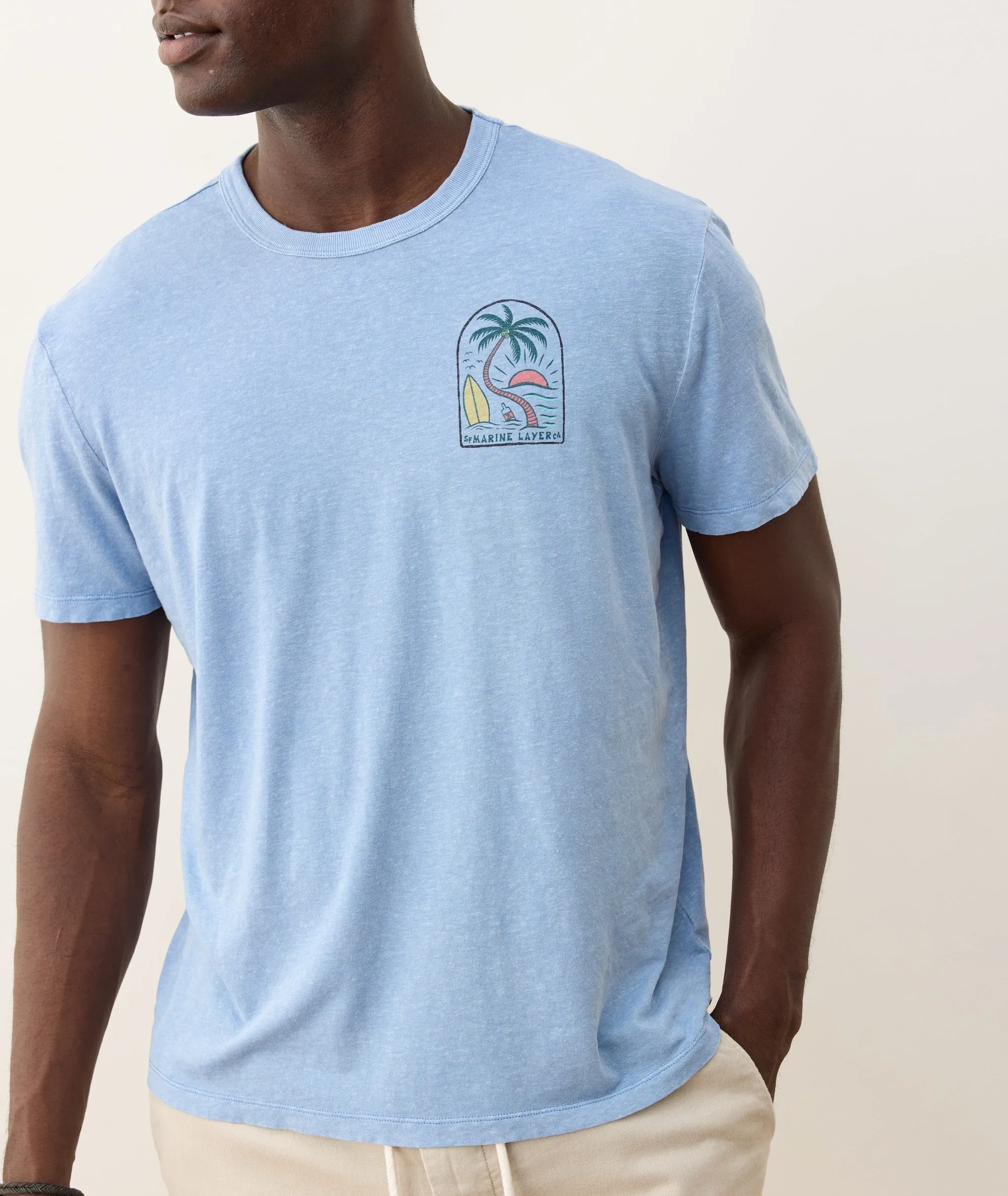 Relaxed Hemp Graphic Tee sold by Marine Layer product image thumbnail 3