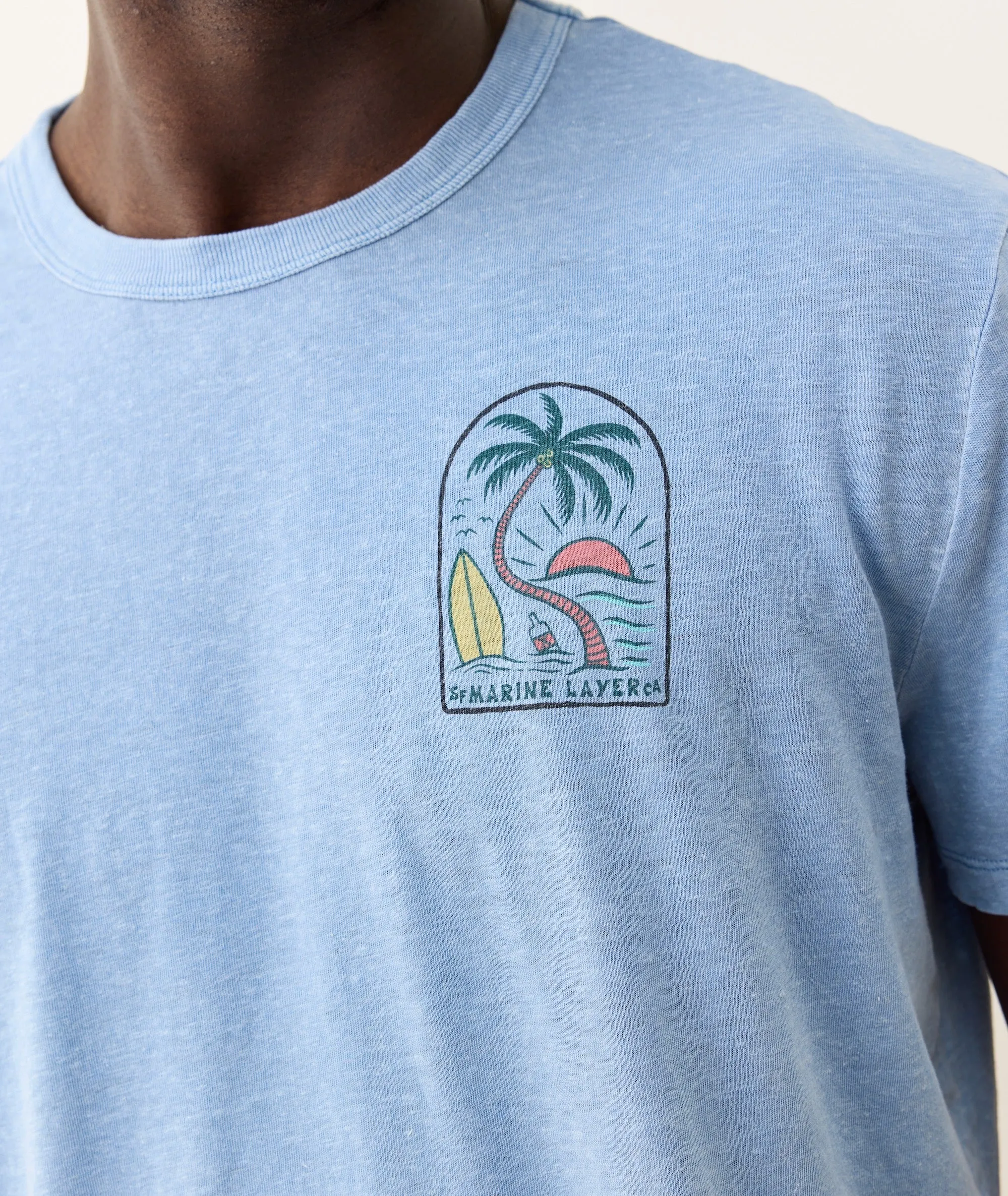 Relaxed Hemp Graphic Tee sold by Marine Layer product image thumbnail 5