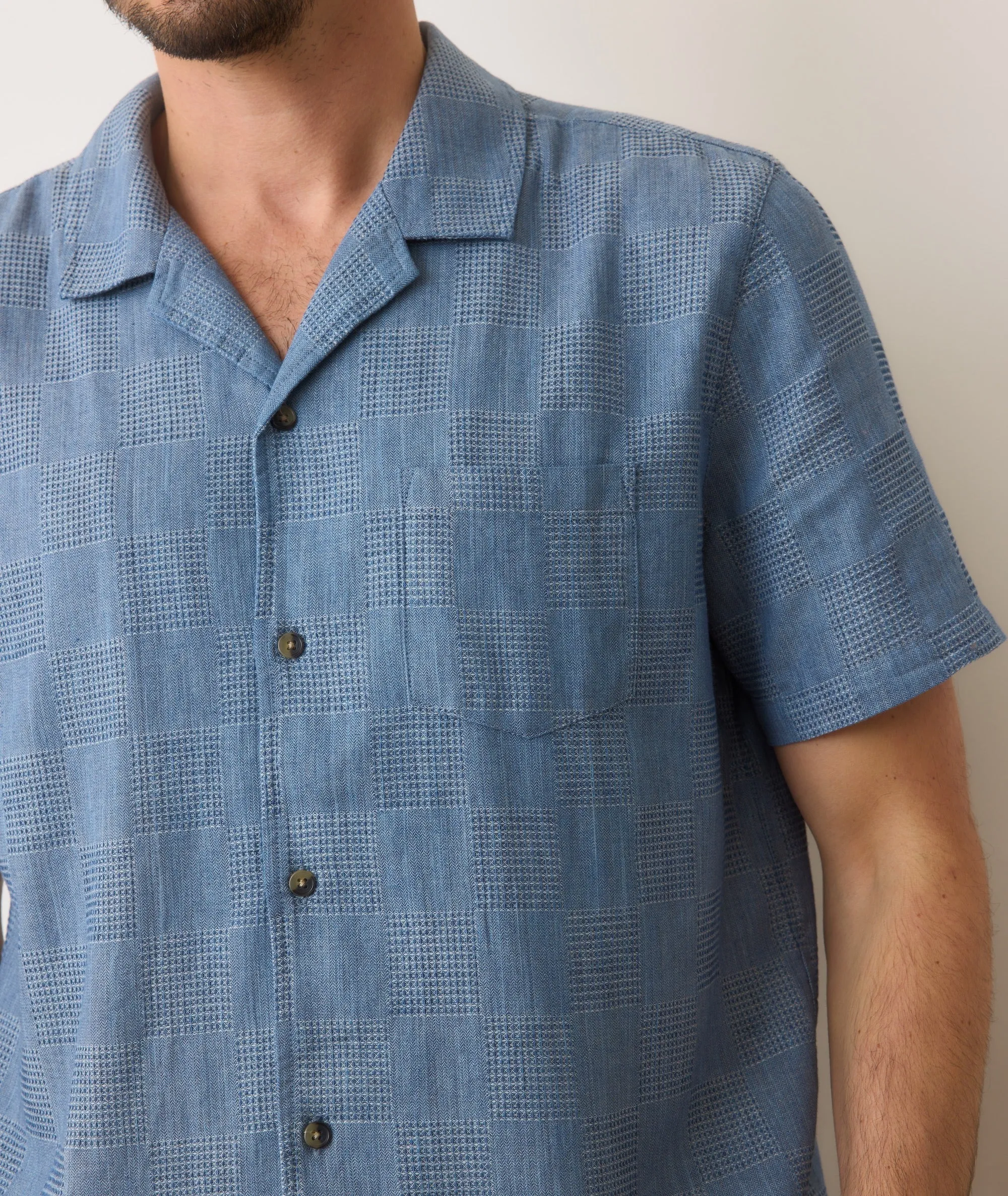 Textured Resort Shirt sold by Marine Layer product image thumbnail 4
