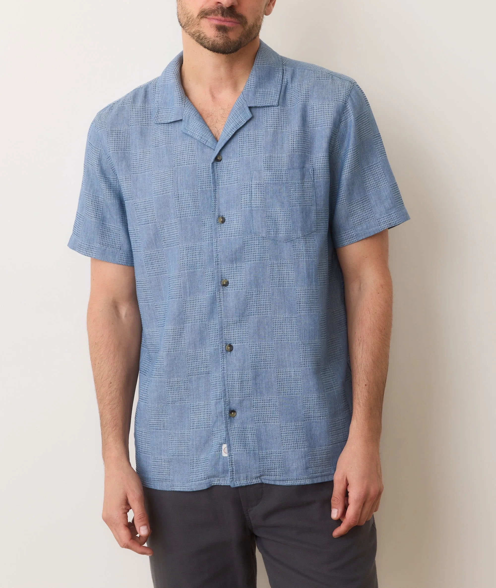 Textured Resort Shirt sold by Marine Layer product image thumbnail 2