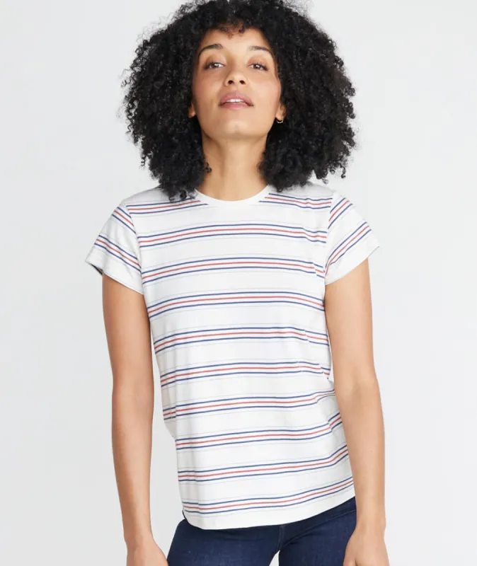 Swing Crew in Retro Stripe sold by Marine Layer