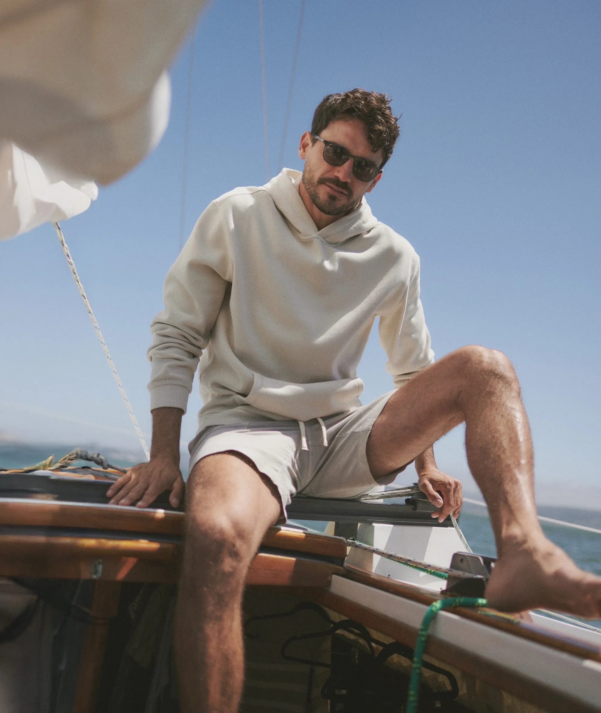 Cloud 9 Fleece Relaxed Hoodie sold by Marine Layer product image thumbnail 3