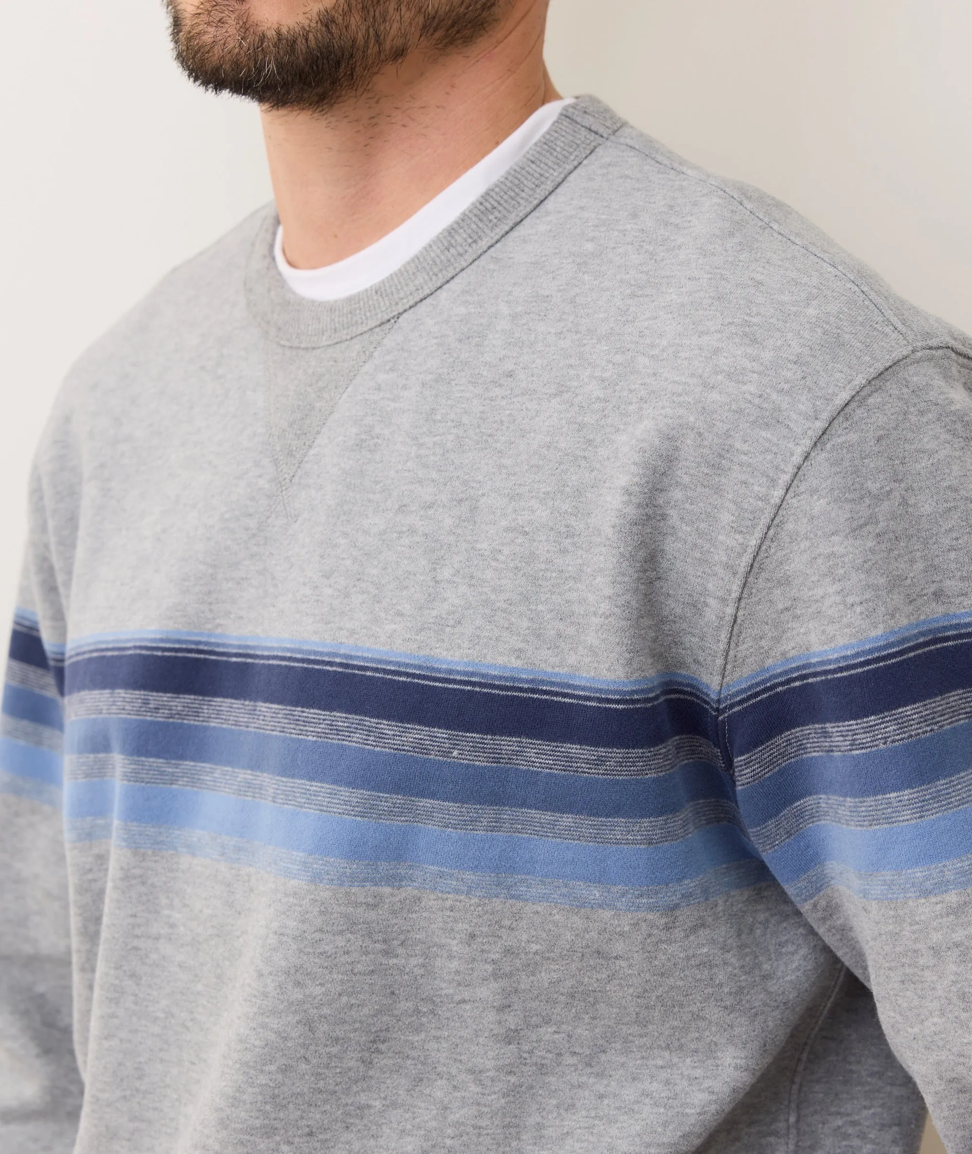 Cloud 9 Fleece Relaxed Crewneck sold by Marine Layer product image thumbnail 4