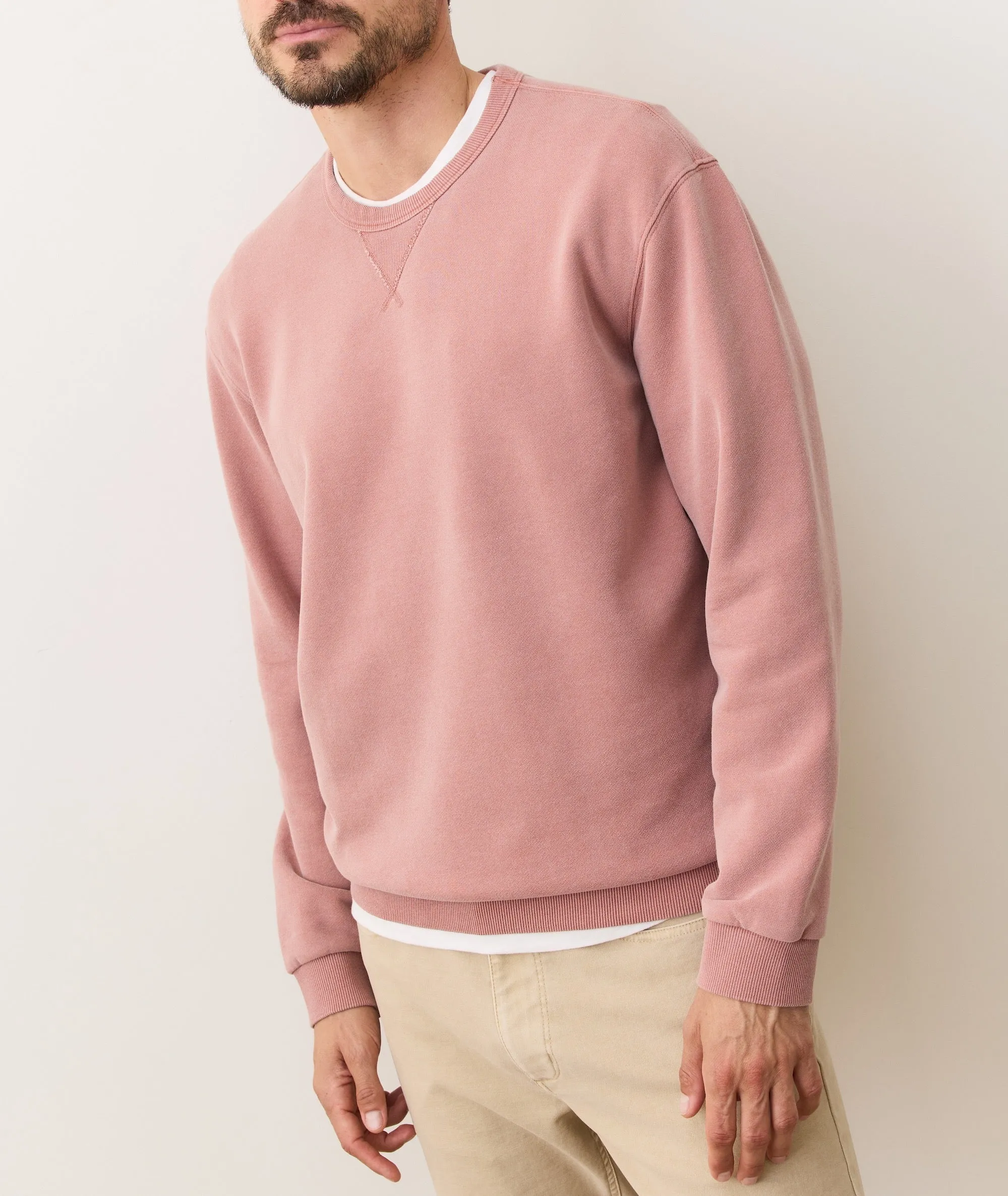 Cloud 9 Fleece Relaxed Crewneck sold by Marine Layer product image thumbnail 3
