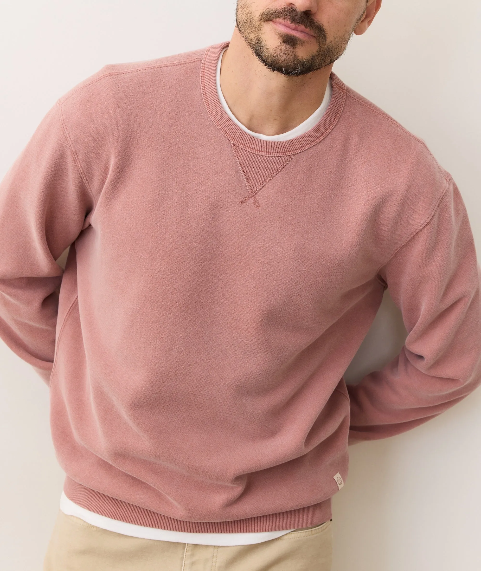 Cloud 9 Fleece Relaxed Crewneck sold by Marine Layer product image thumbnail 5