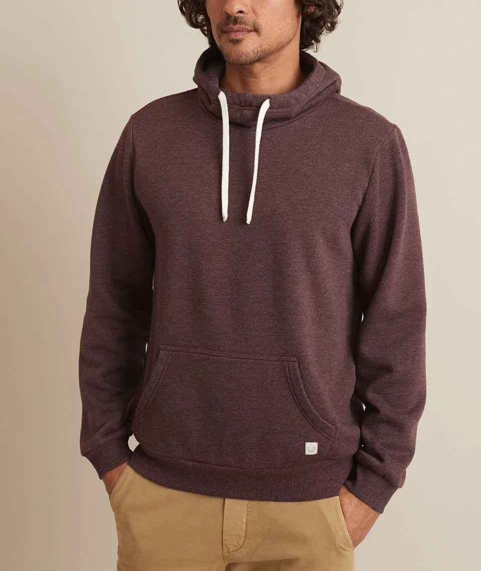 Cowlneck Pullover Hoodie in Cabernet sold by Marine Layer product image thumbnail 2