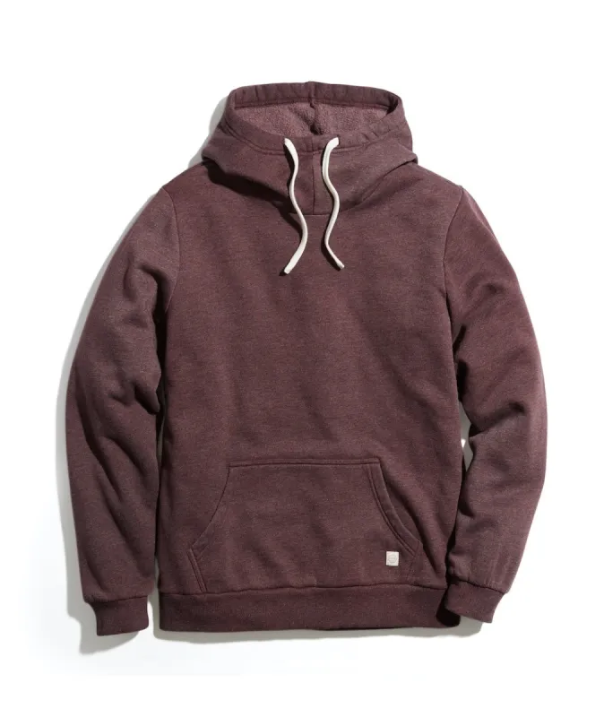 Cowlneck Pullover Hoodie in Cabernet sold by Marine Layer