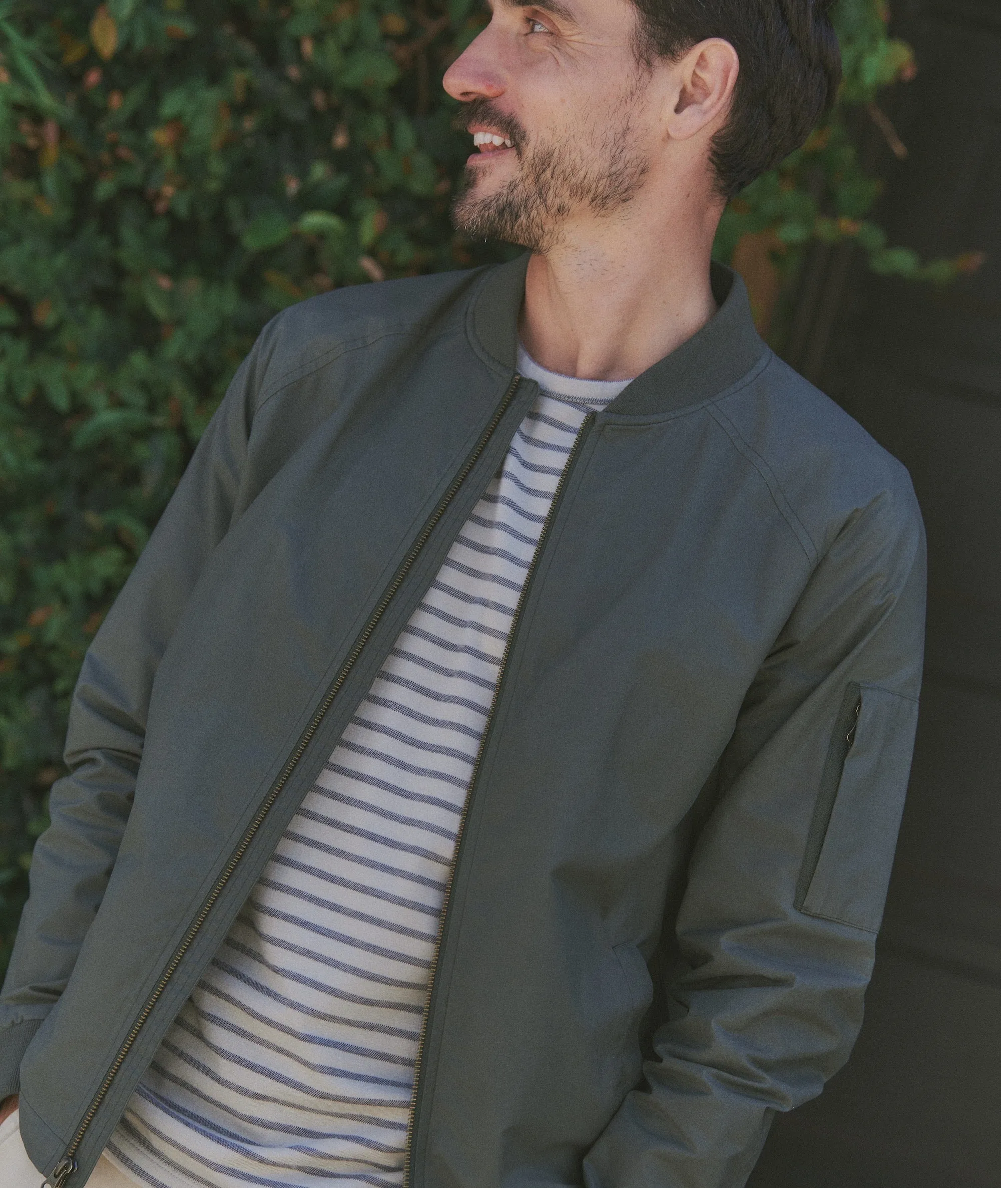 Glenn Wax Canvas Bomber sold by Marine Layer product image thumbnail 2