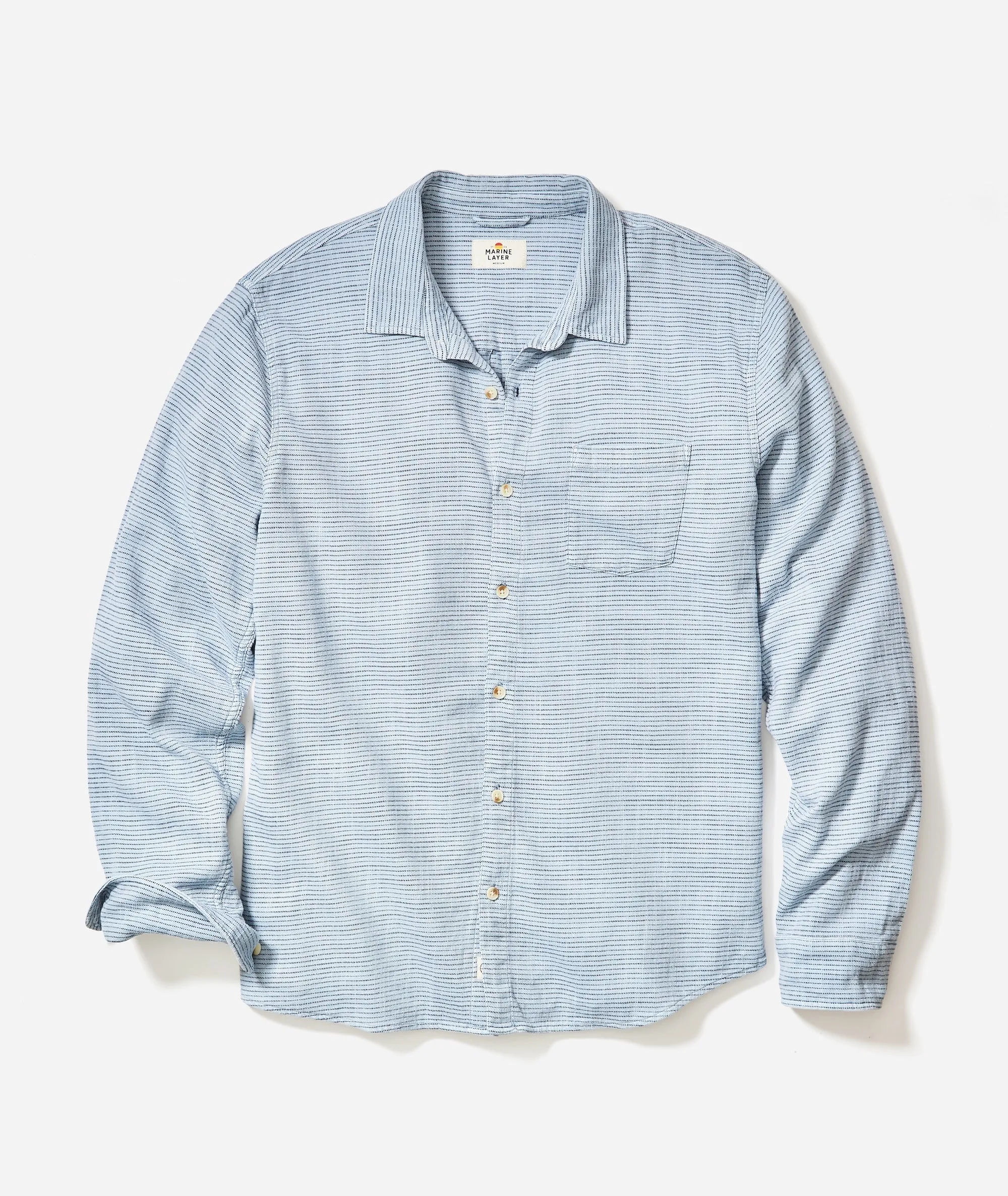 Stretch Selvage Long Sleeve Shirt sold by Marine Layer