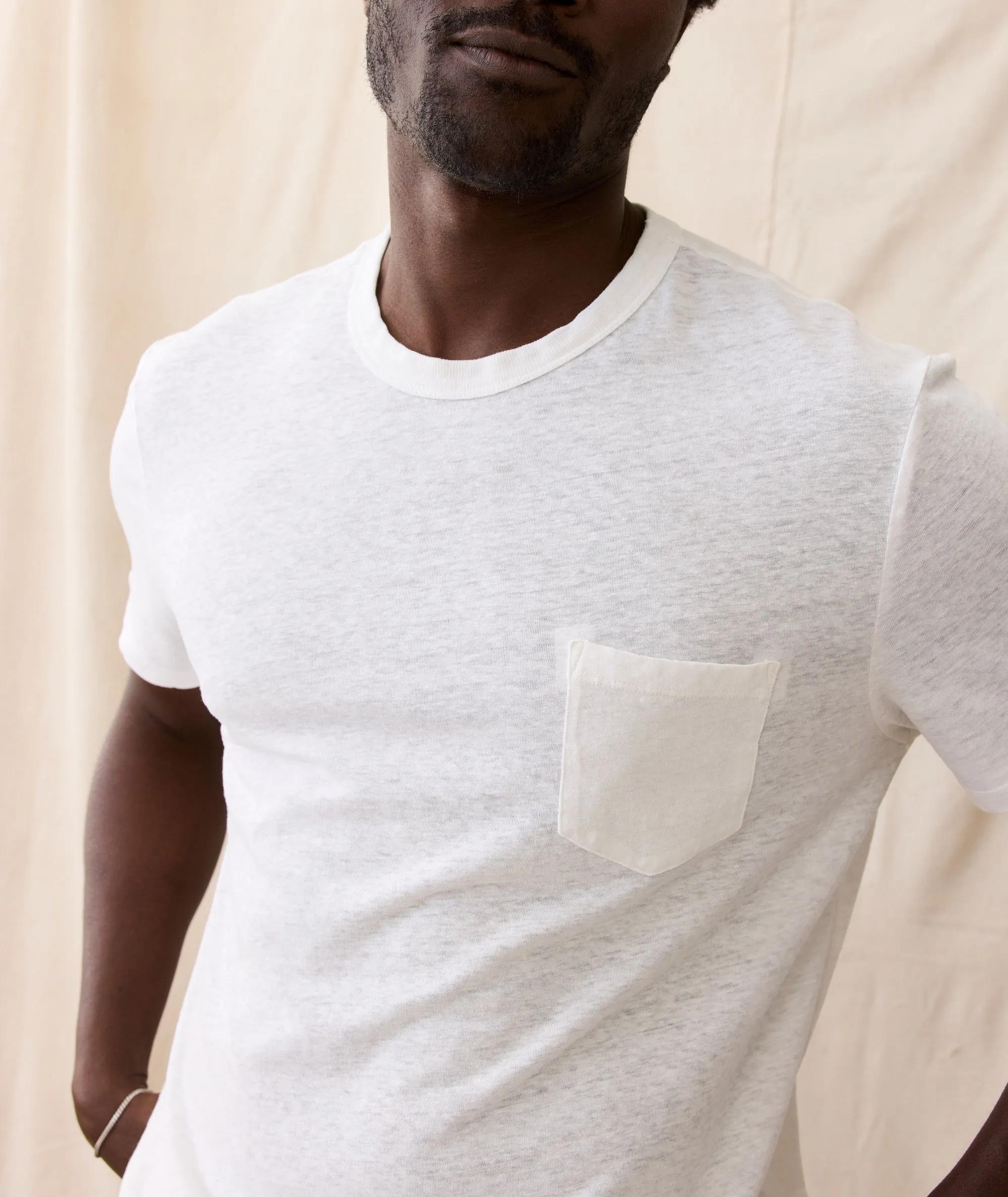 Relaxed Hemp Cotton Tee sold by Marine Layer product image thumbnail 5