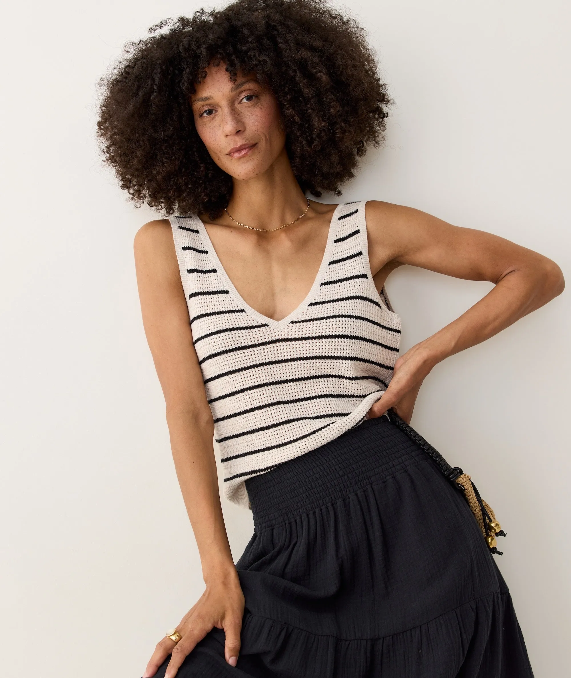 Stacy Sweater Tank sold by Marine Layer product image thumbnail 4