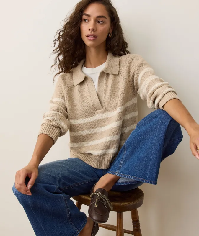 Berkeley Sweater Polo sold by Marine Layer