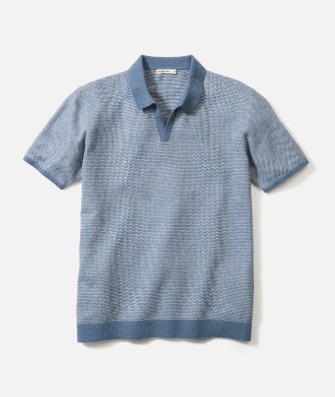 Liam Sweater Polo sold by Marine Layer