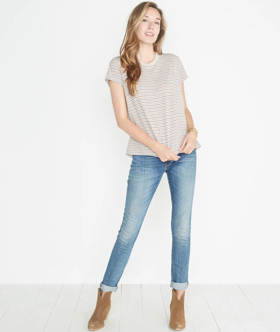 True Crew in Vintage Oat Stripe sold by Marine Layer product image thumbnail 3