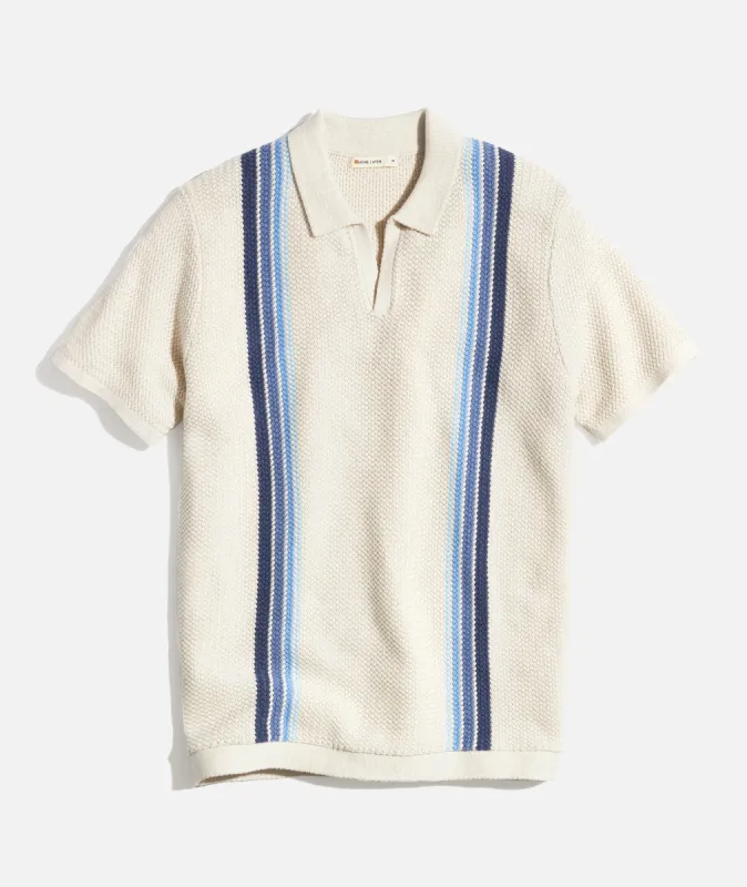 Conrad Sweater Polo sold by Marine Layer