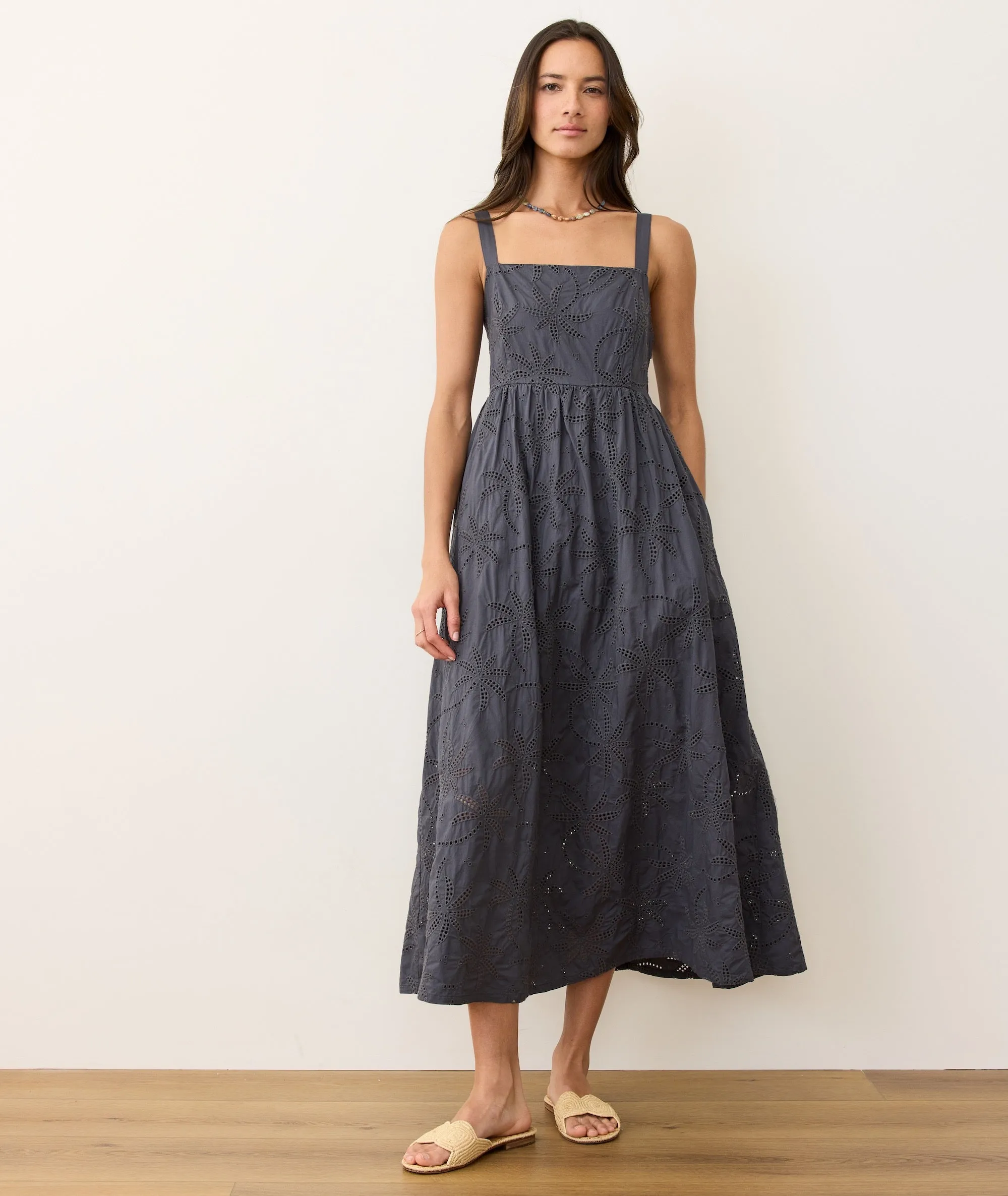 Rosette Eyelet Dress sold by Marine Layer product image thumbnail 5