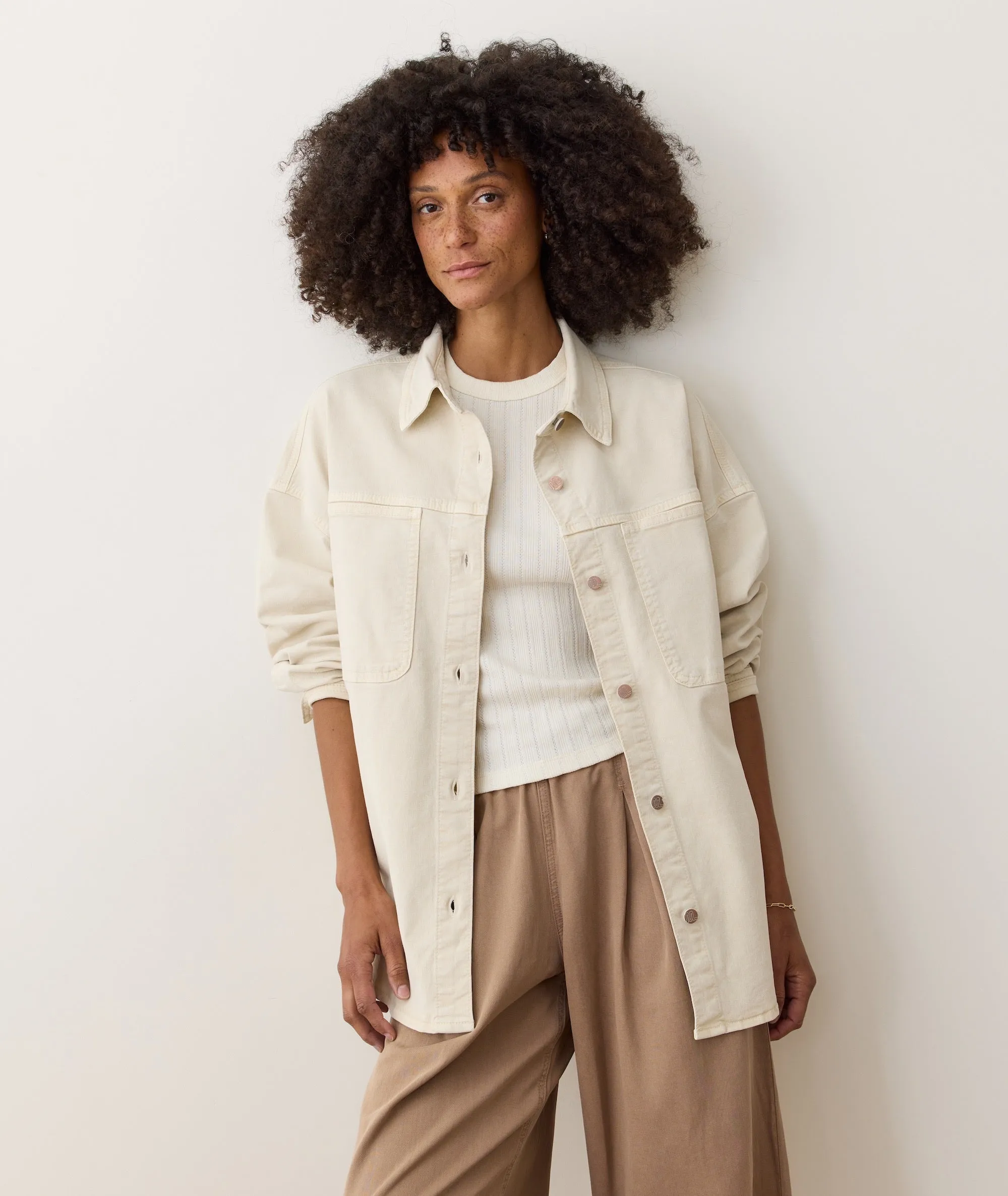 Molly Oversized Shirt Jacket sold by Marine Layer product image thumbnail 2