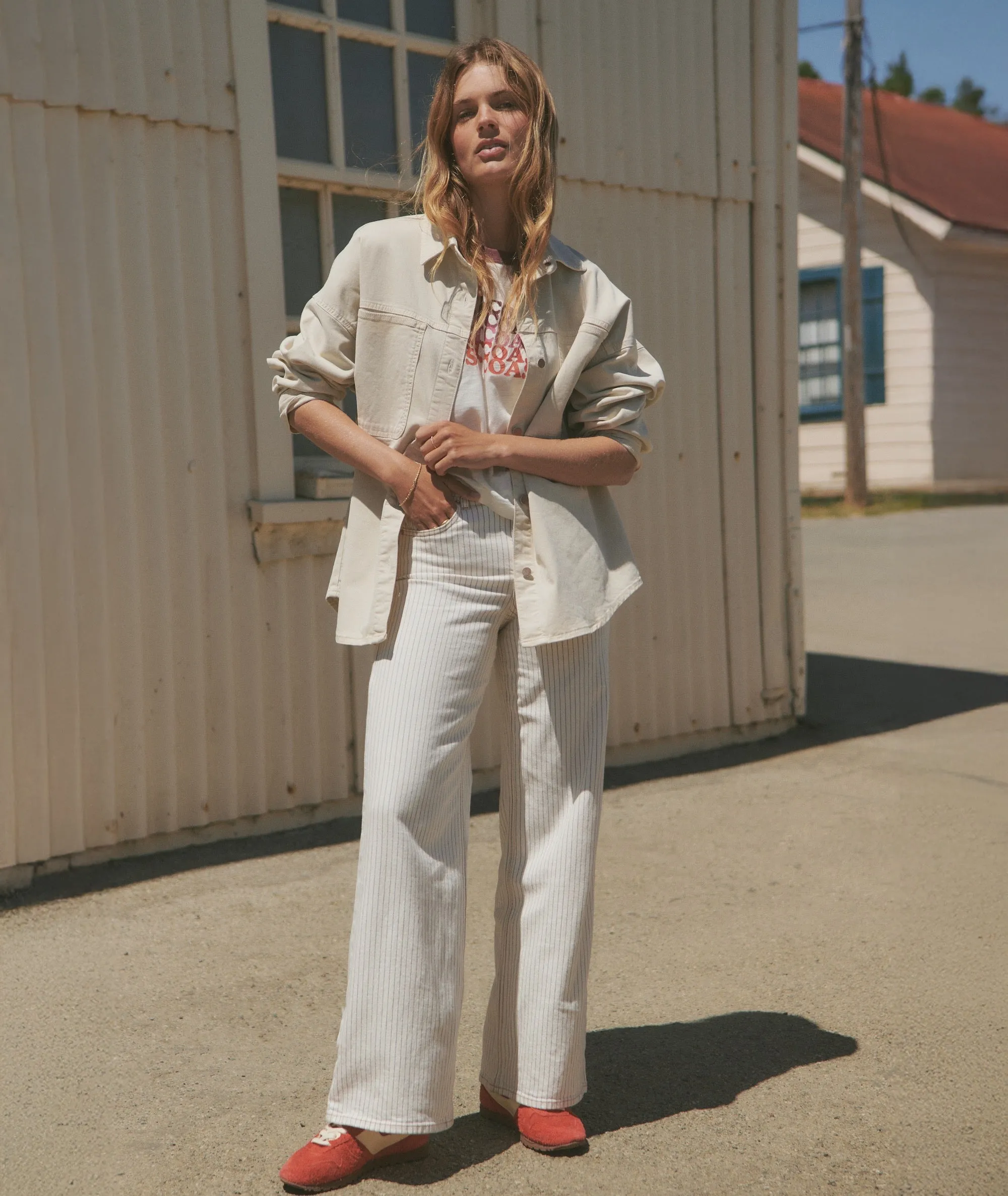 Molly Oversized Shirt Jacket sold by Marine Layer