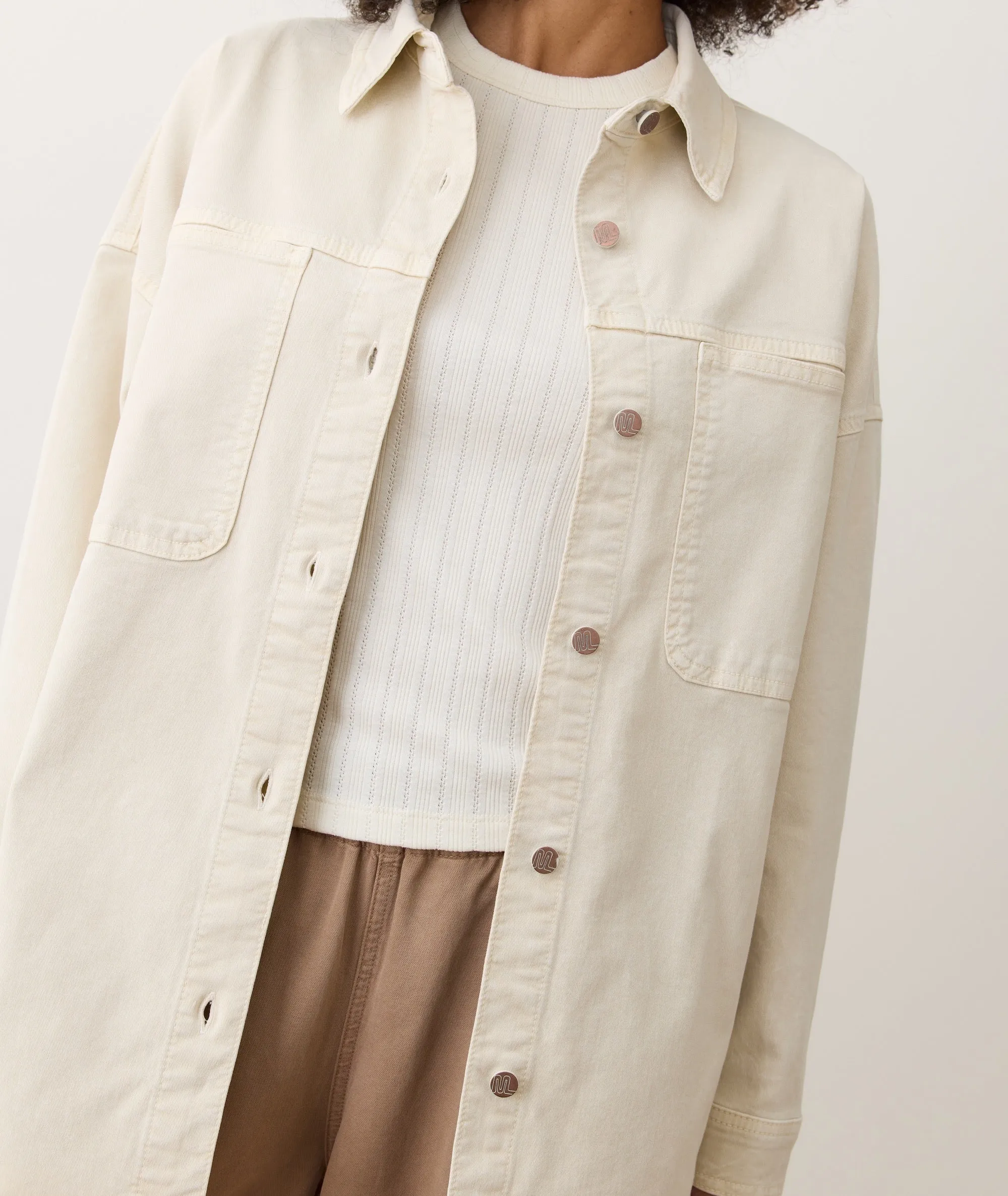 Molly Oversized Shirt Jacket sold by Marine Layer product image thumbnail 4