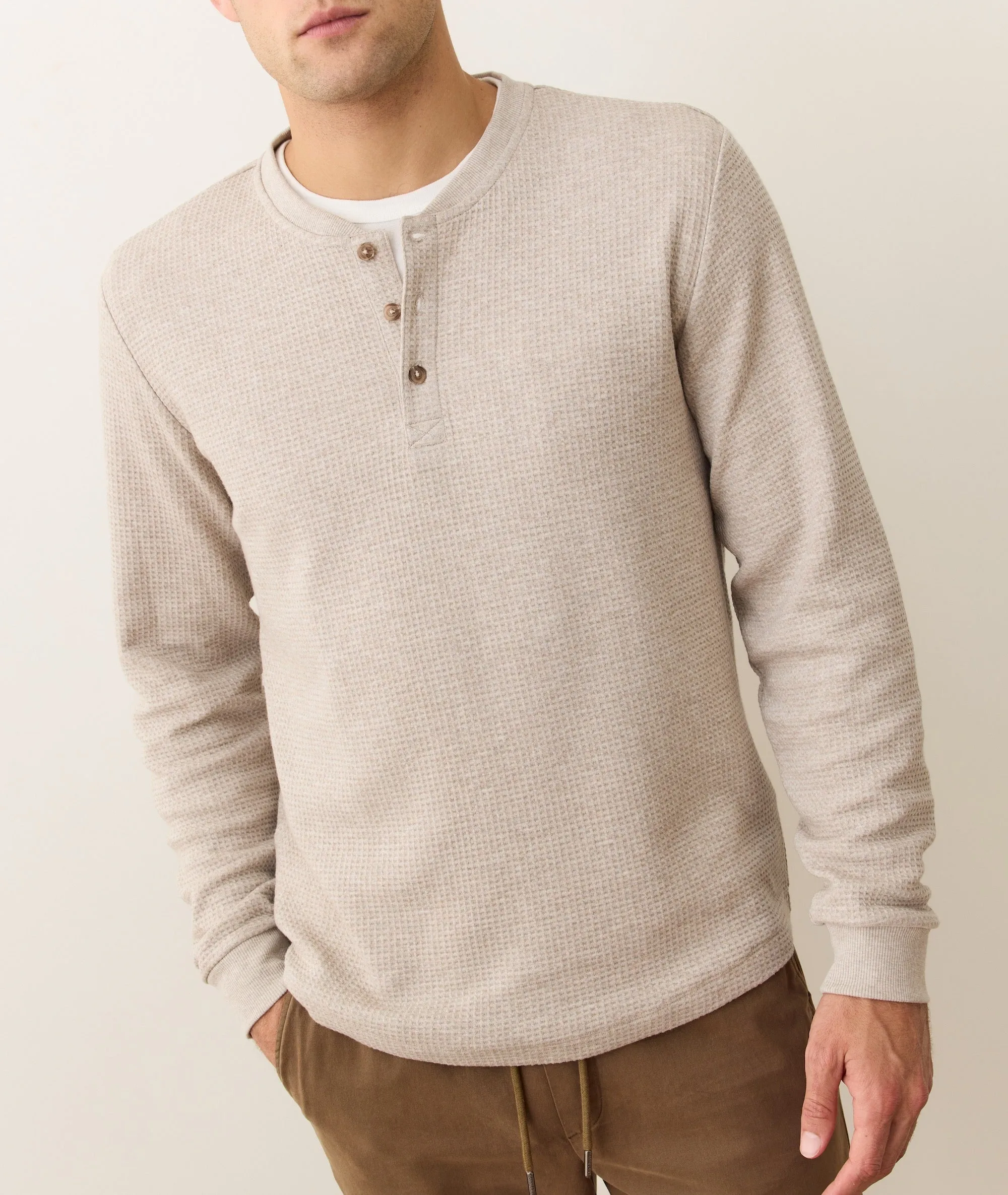 Waffle Henley sold by Marine Layer product image thumbnail 5